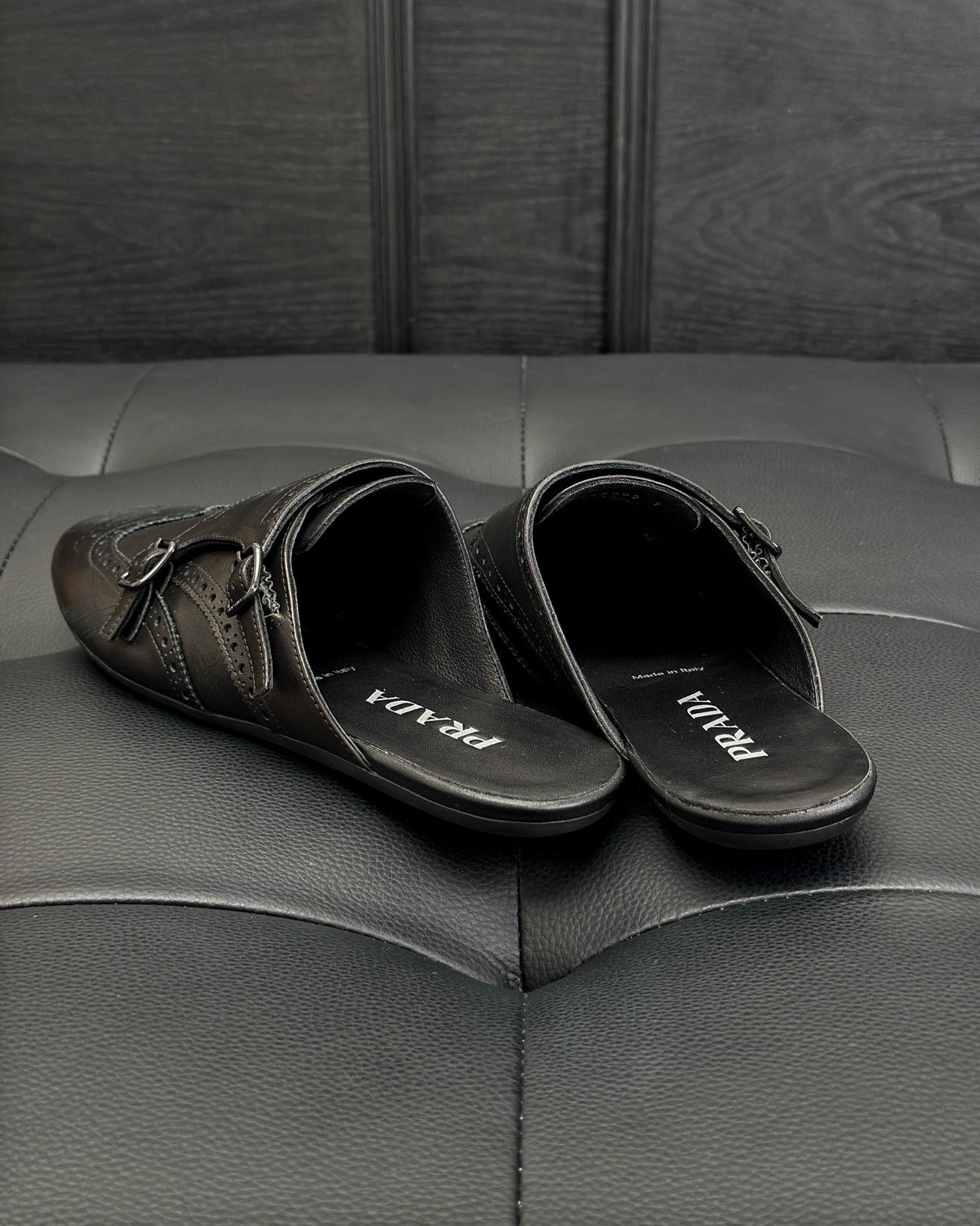 Dark brown and Brown Shoes