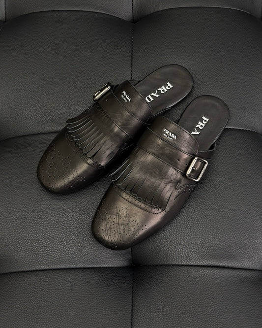 Black and Dark brown Shoes