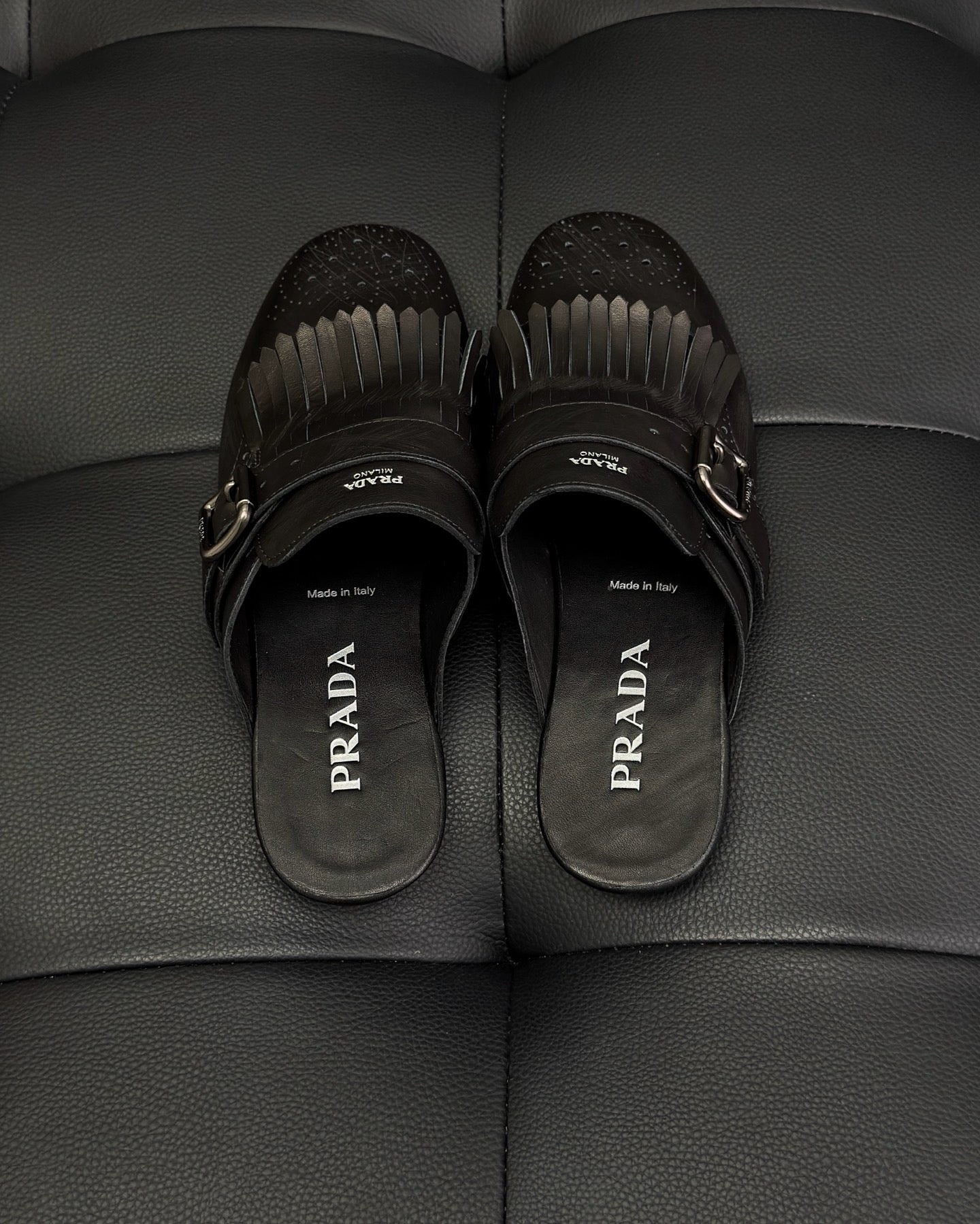 Black and Dark brown Shoes