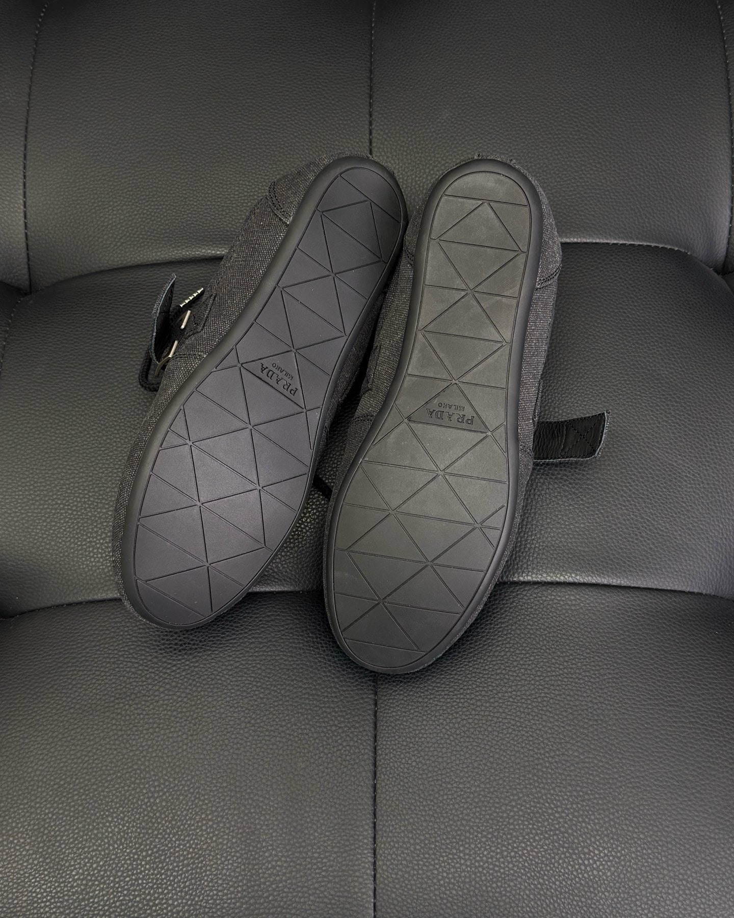 Dark grey and Light Brown Shoes