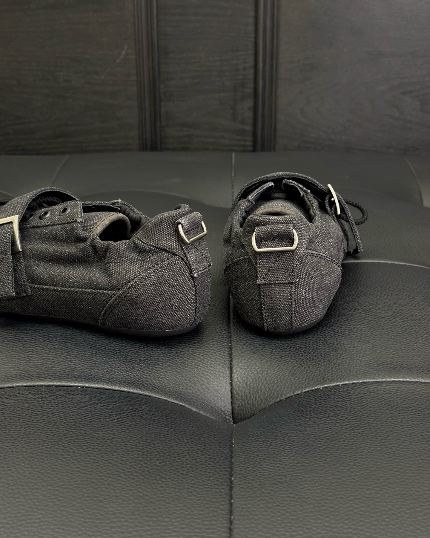 Dark grey and Light Brown Shoes
