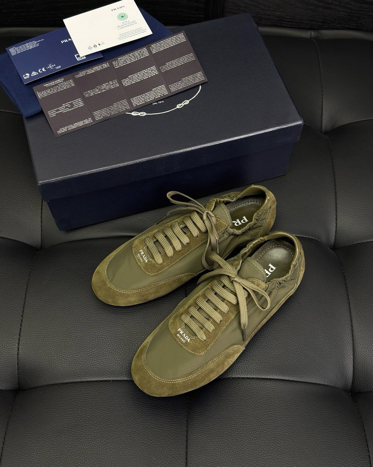Dark green Shoes