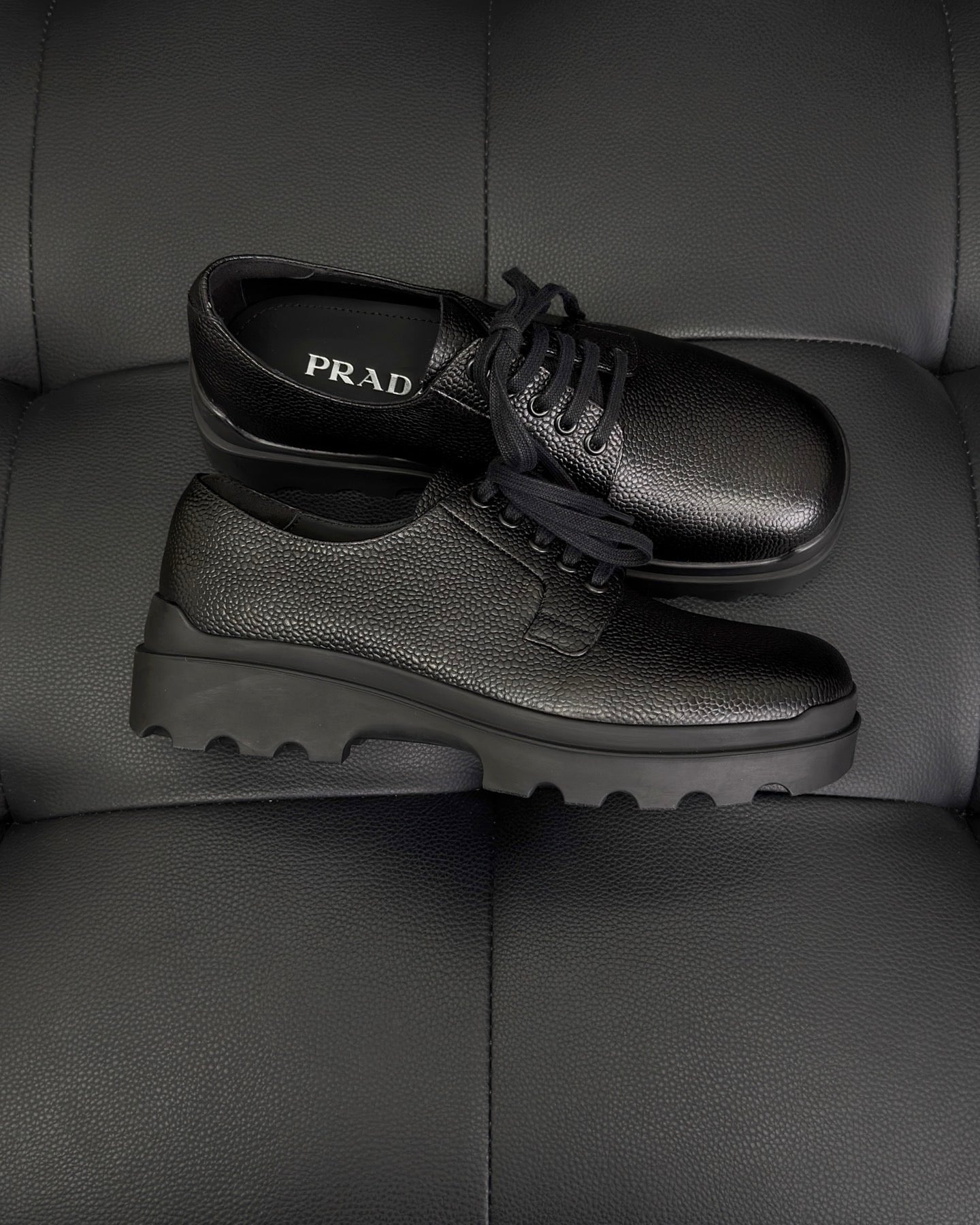 Black and Mustard Shoes