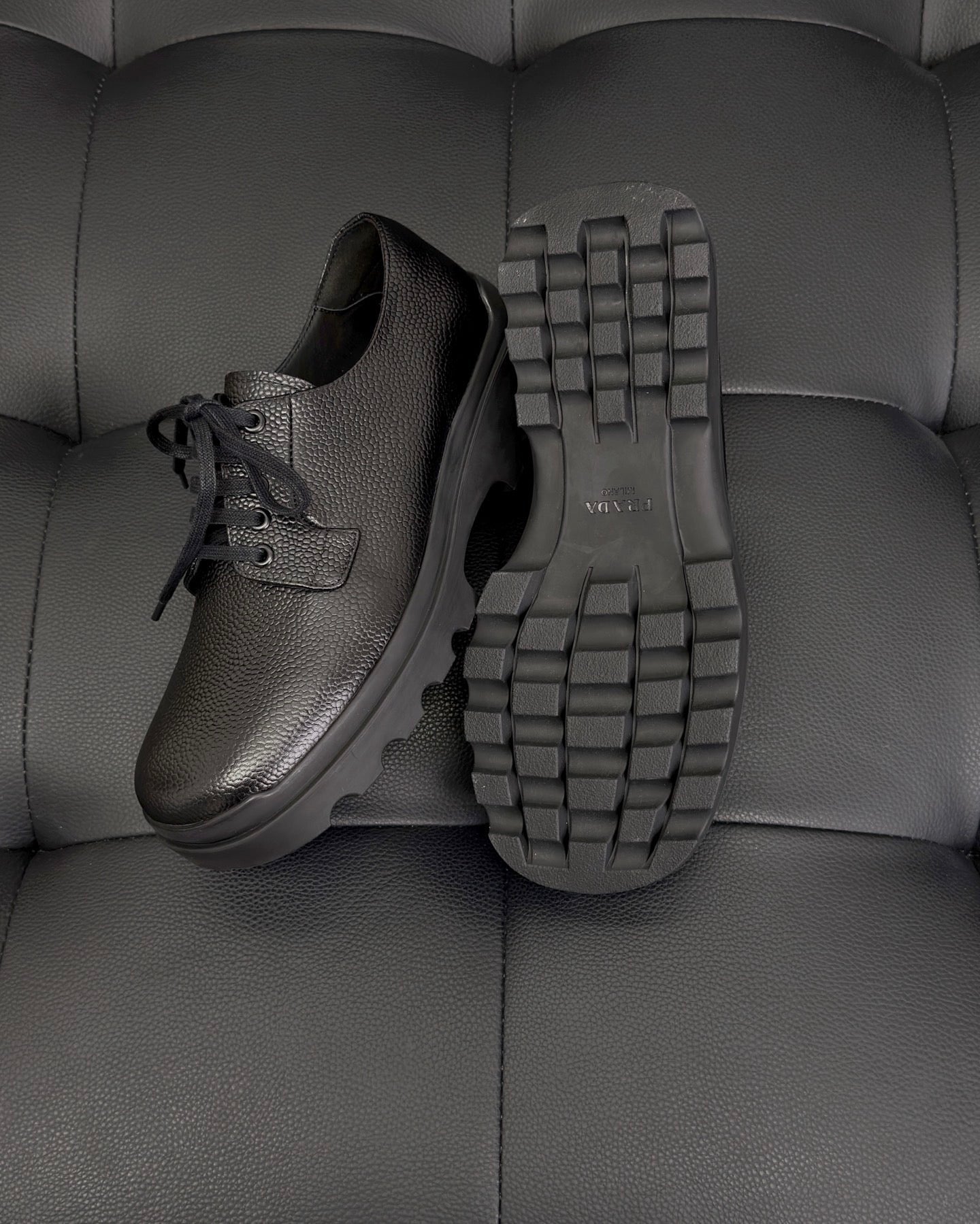 Black and Mustard Shoes