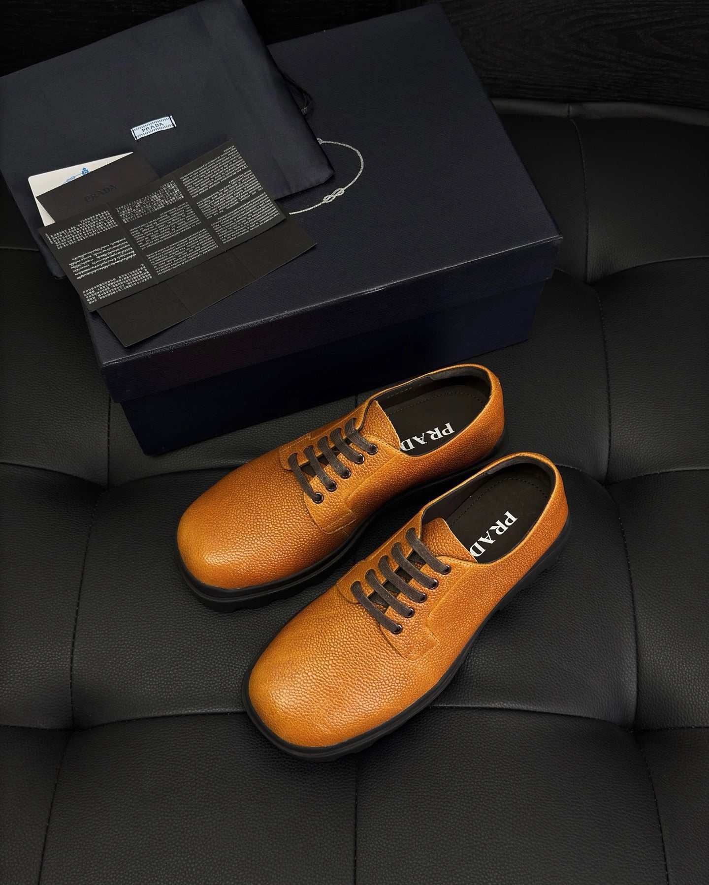 Black and Mustard Shoes