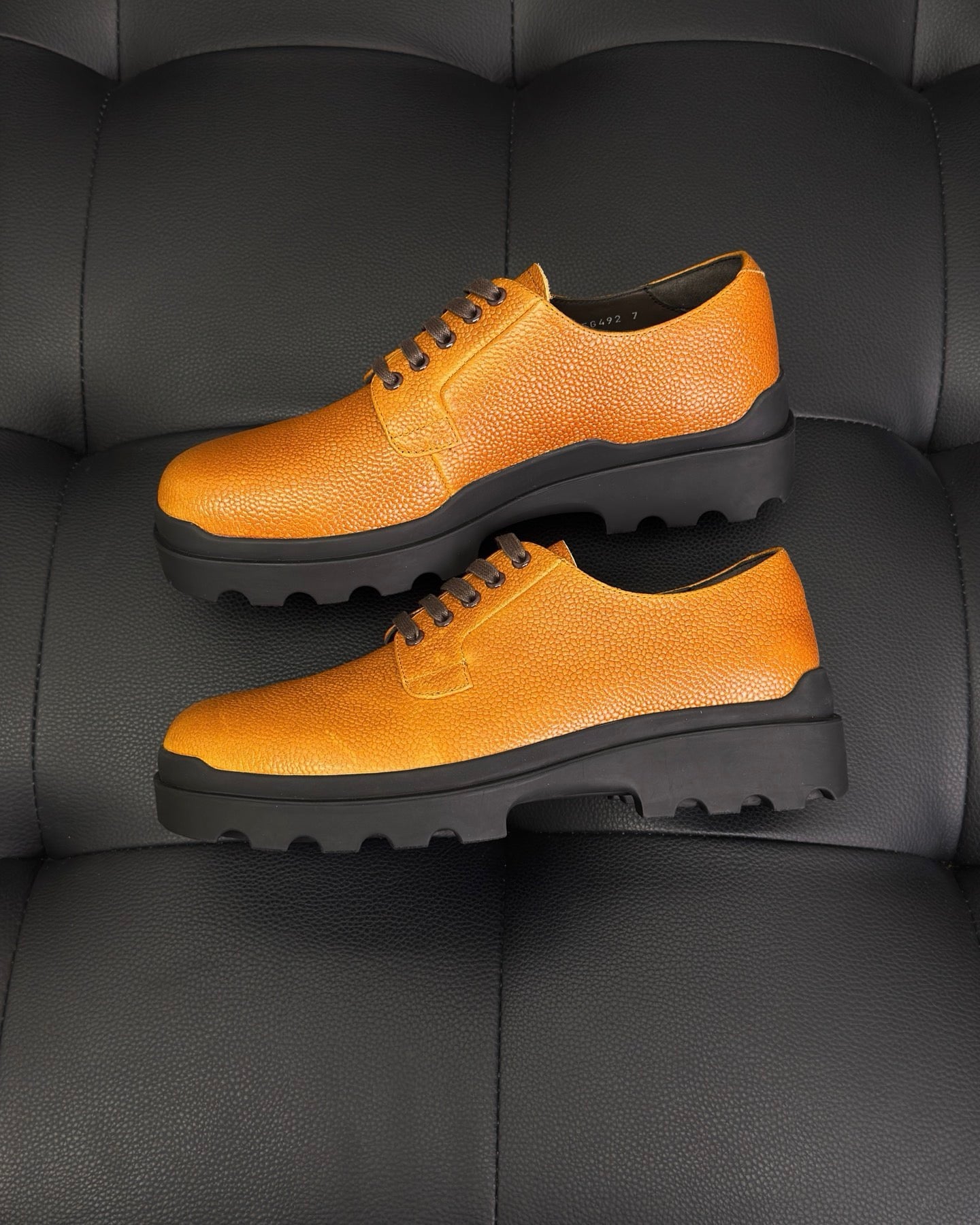 Black and Mustard Shoes