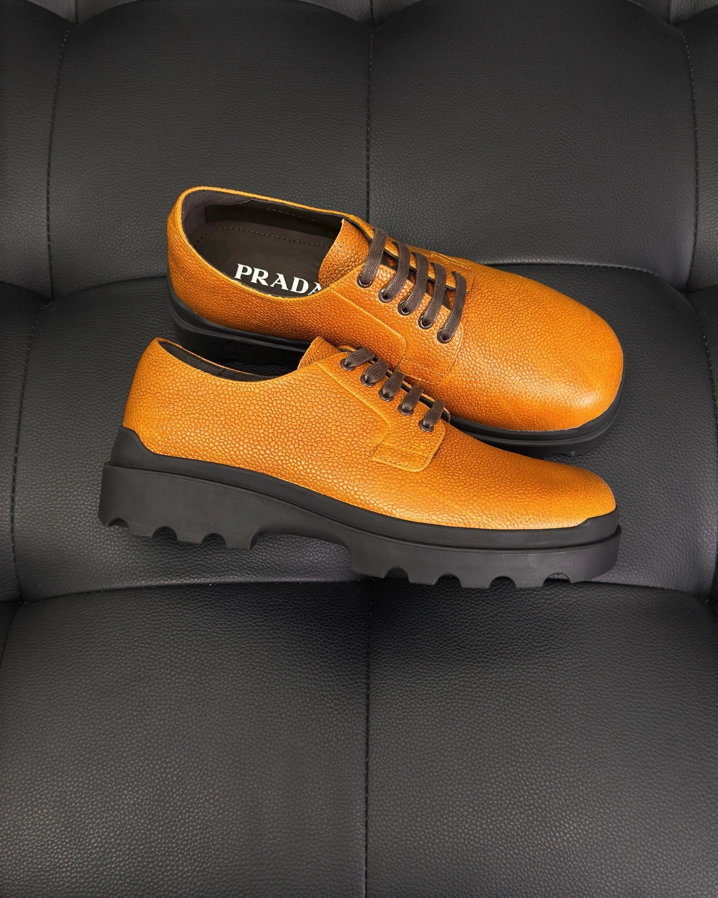 Black and Mustard Shoes