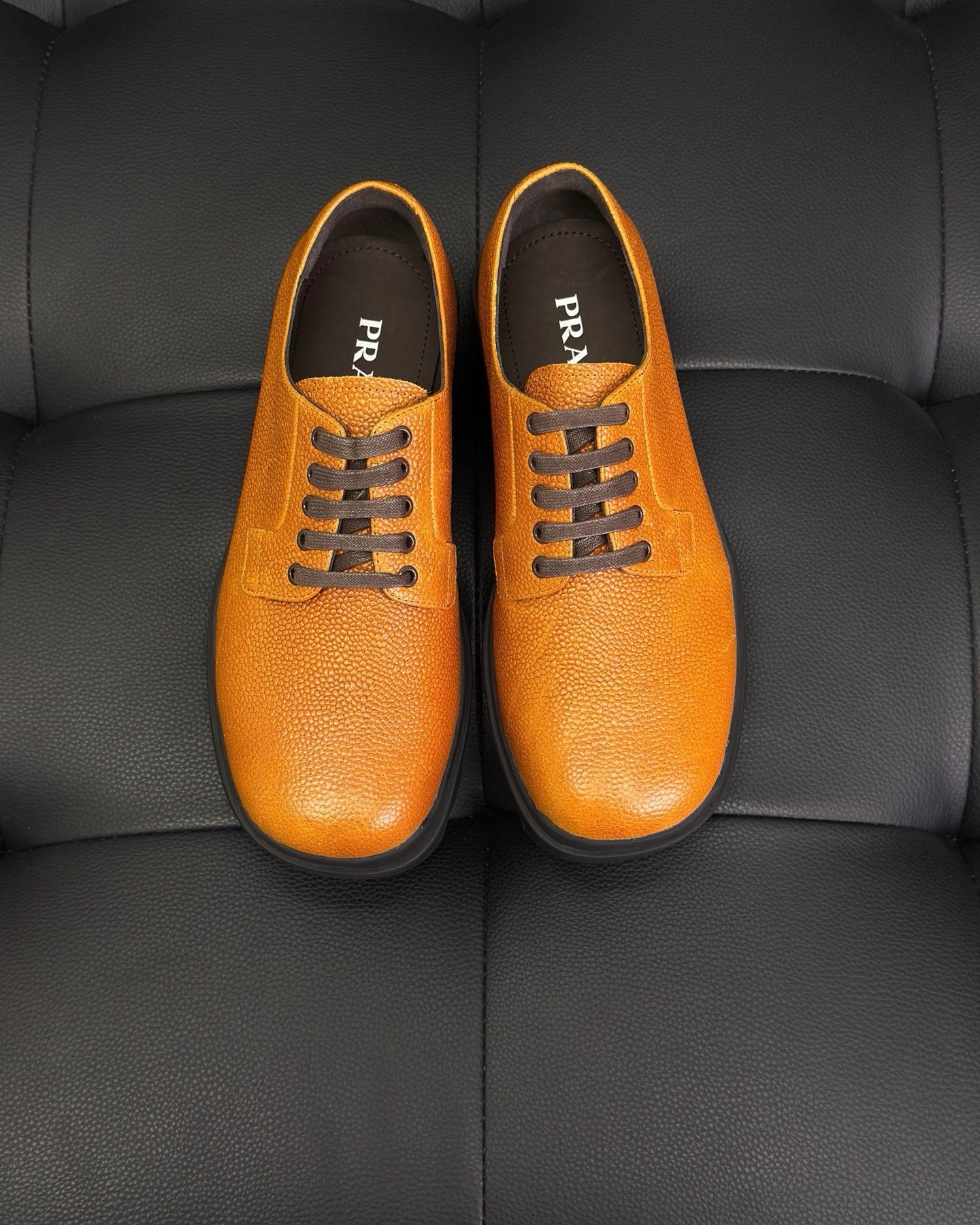 Black and Mustard Shoes