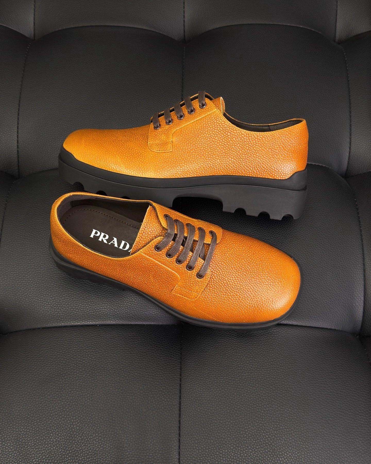 Black and Mustard Shoes