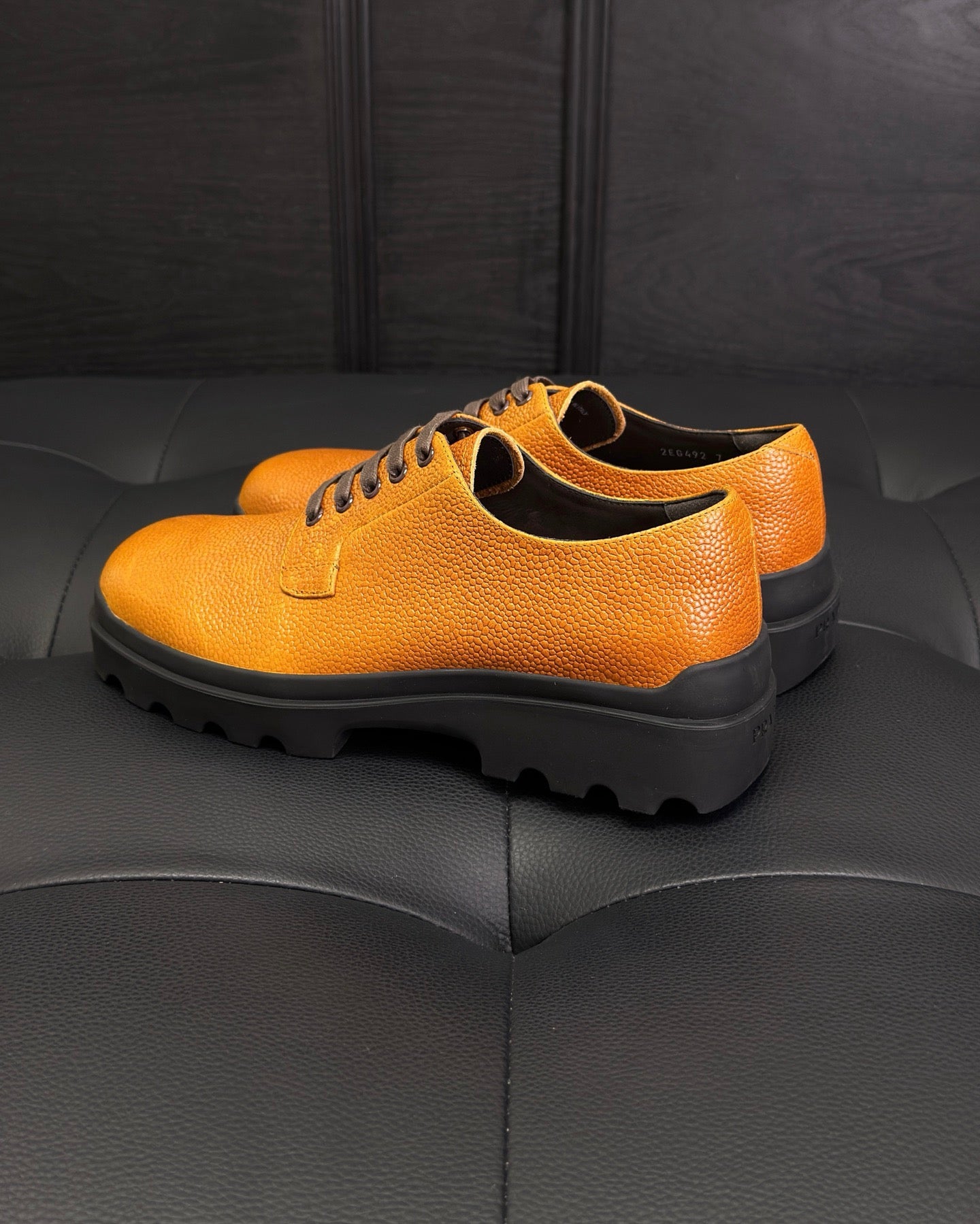 Black and Mustard Shoes