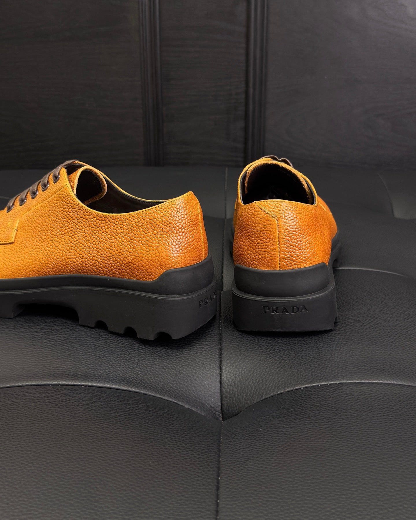 Black and Mustard Shoes