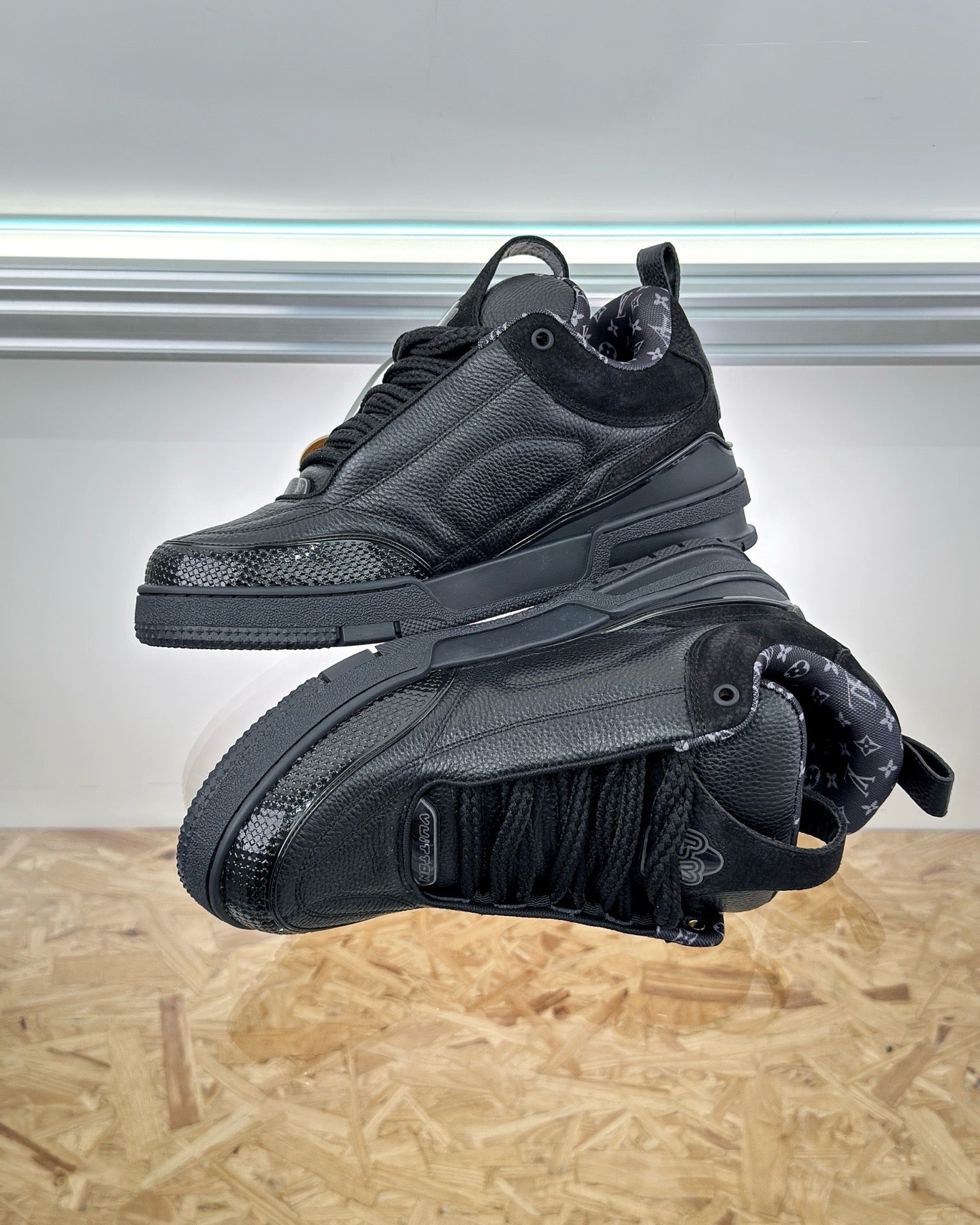 Black and Grey Shoes