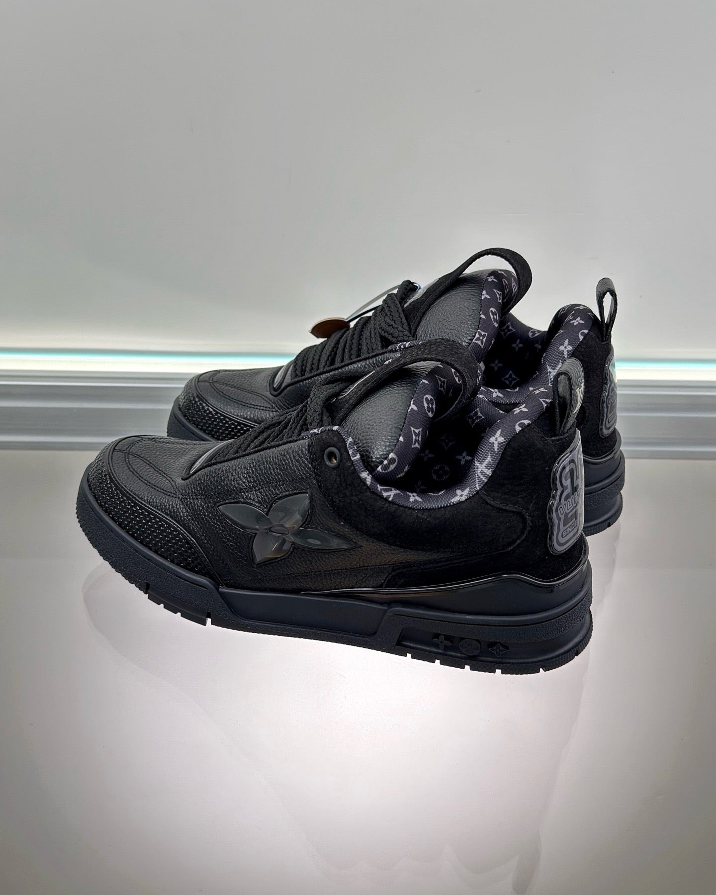 Black and Grey Shoes