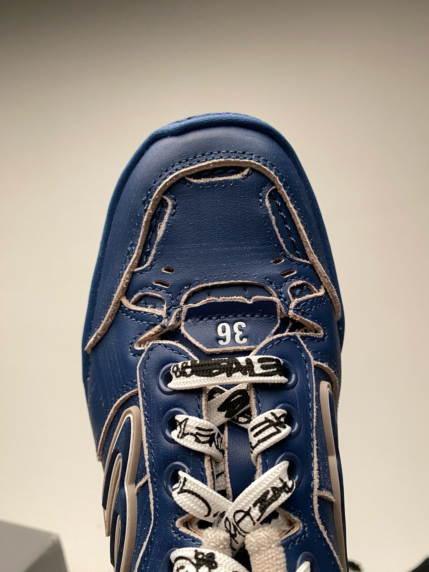 Blue and Pink Shoes