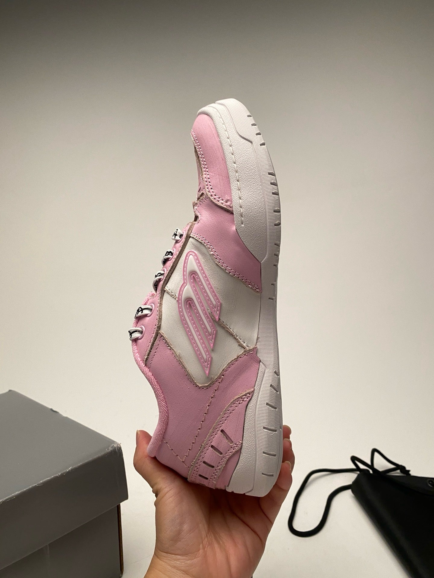 Blue and Pink Shoes