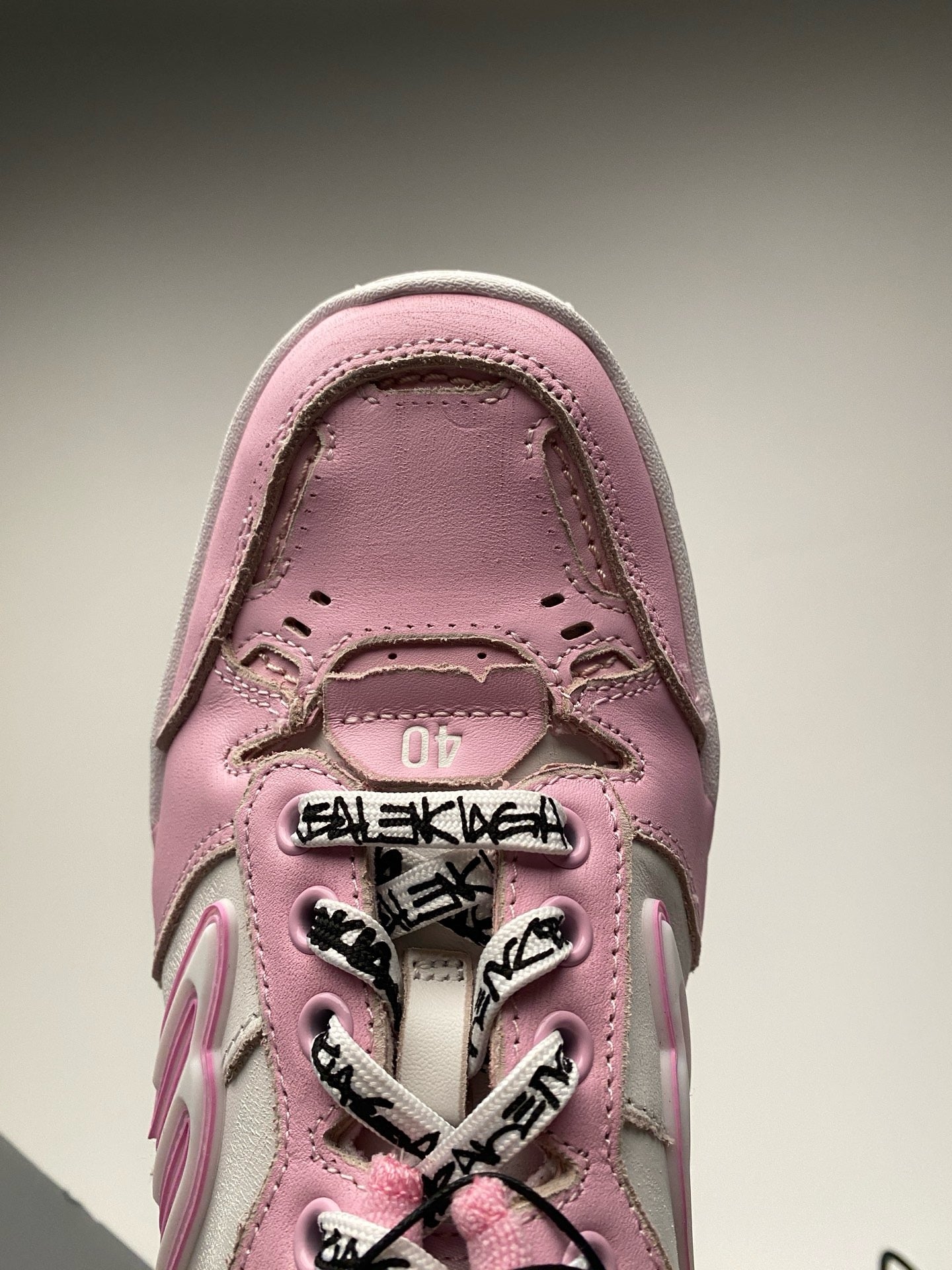 Blue and Pink Shoes