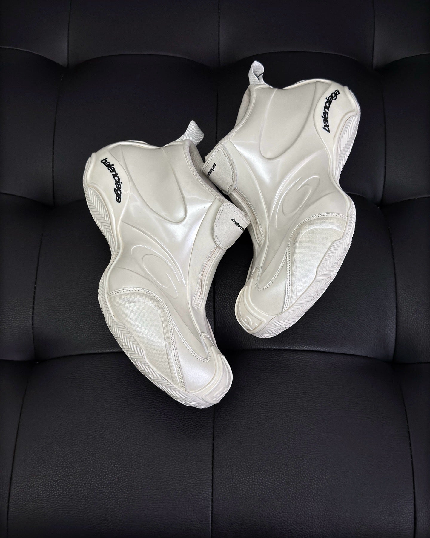 White and Black white Shoes