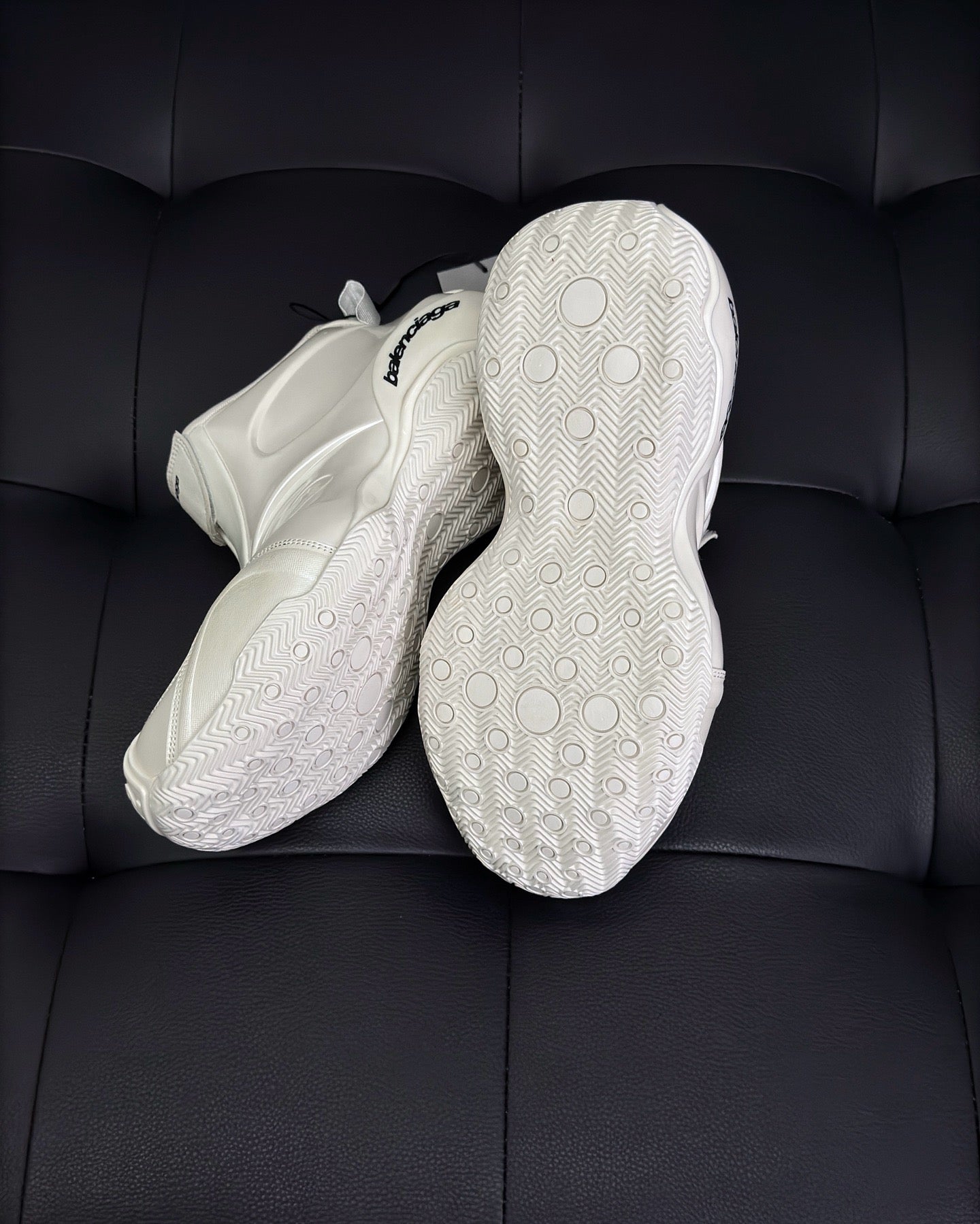 White and Black white Shoes