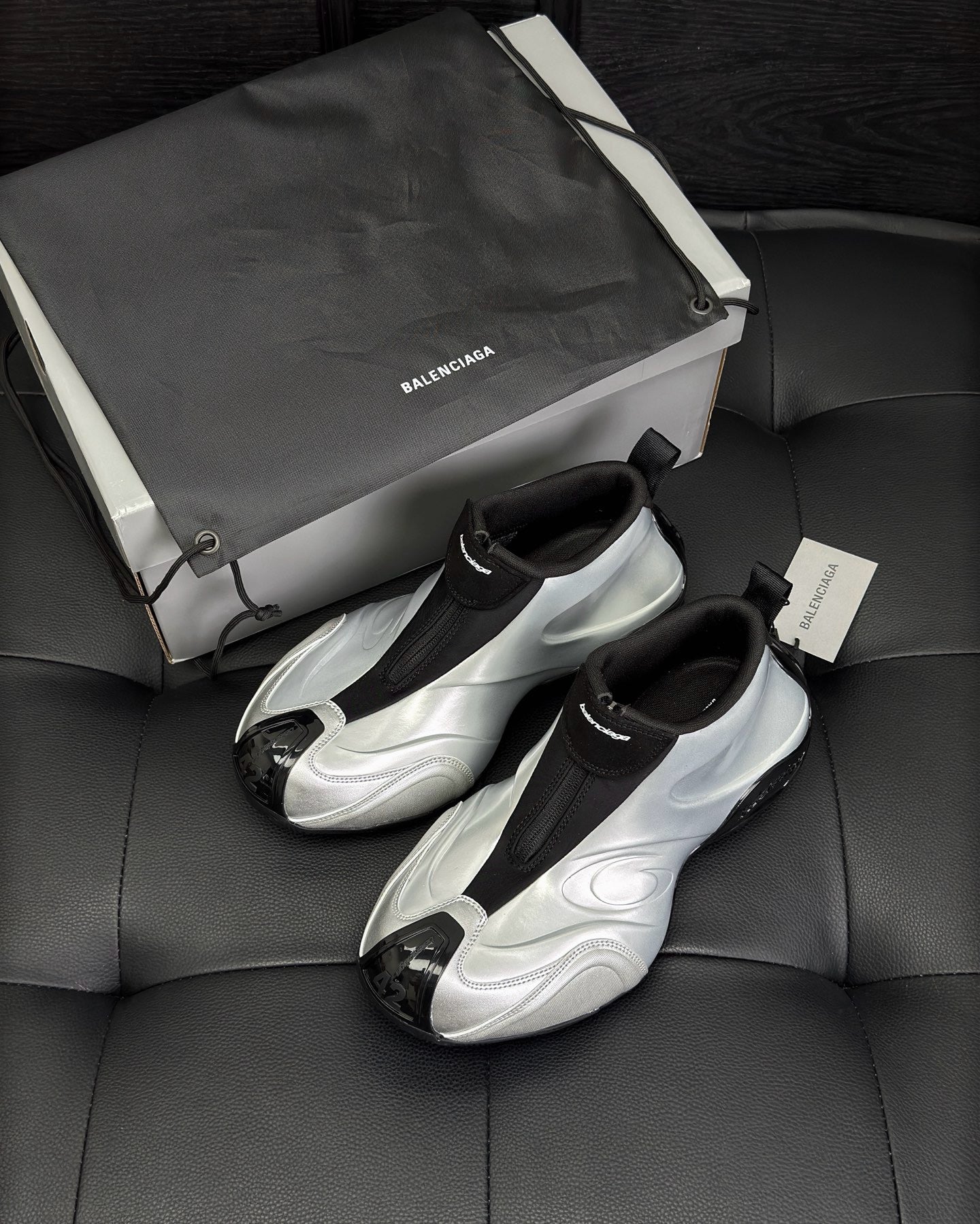 White and Black white Shoes