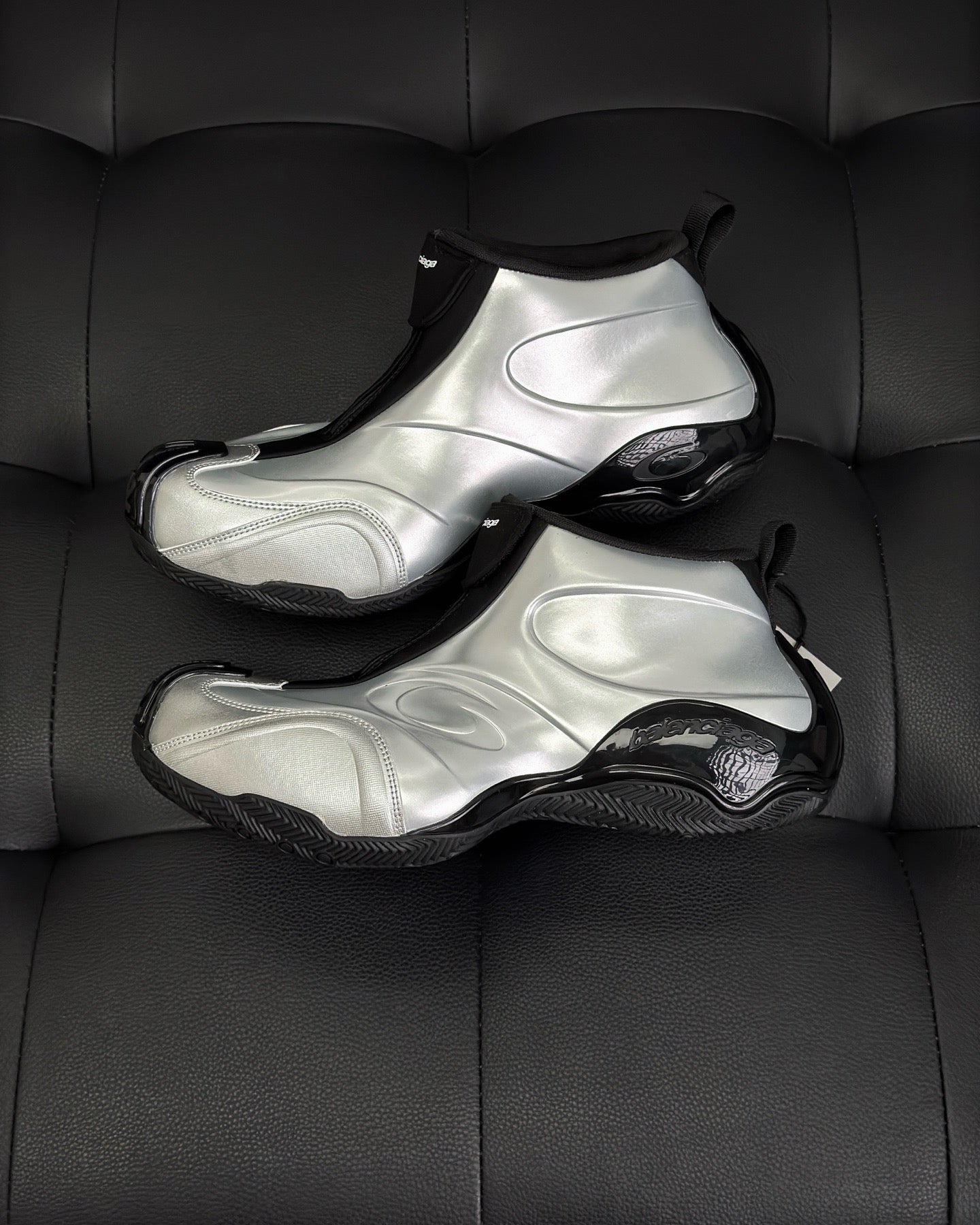 Black and White grey Shoes