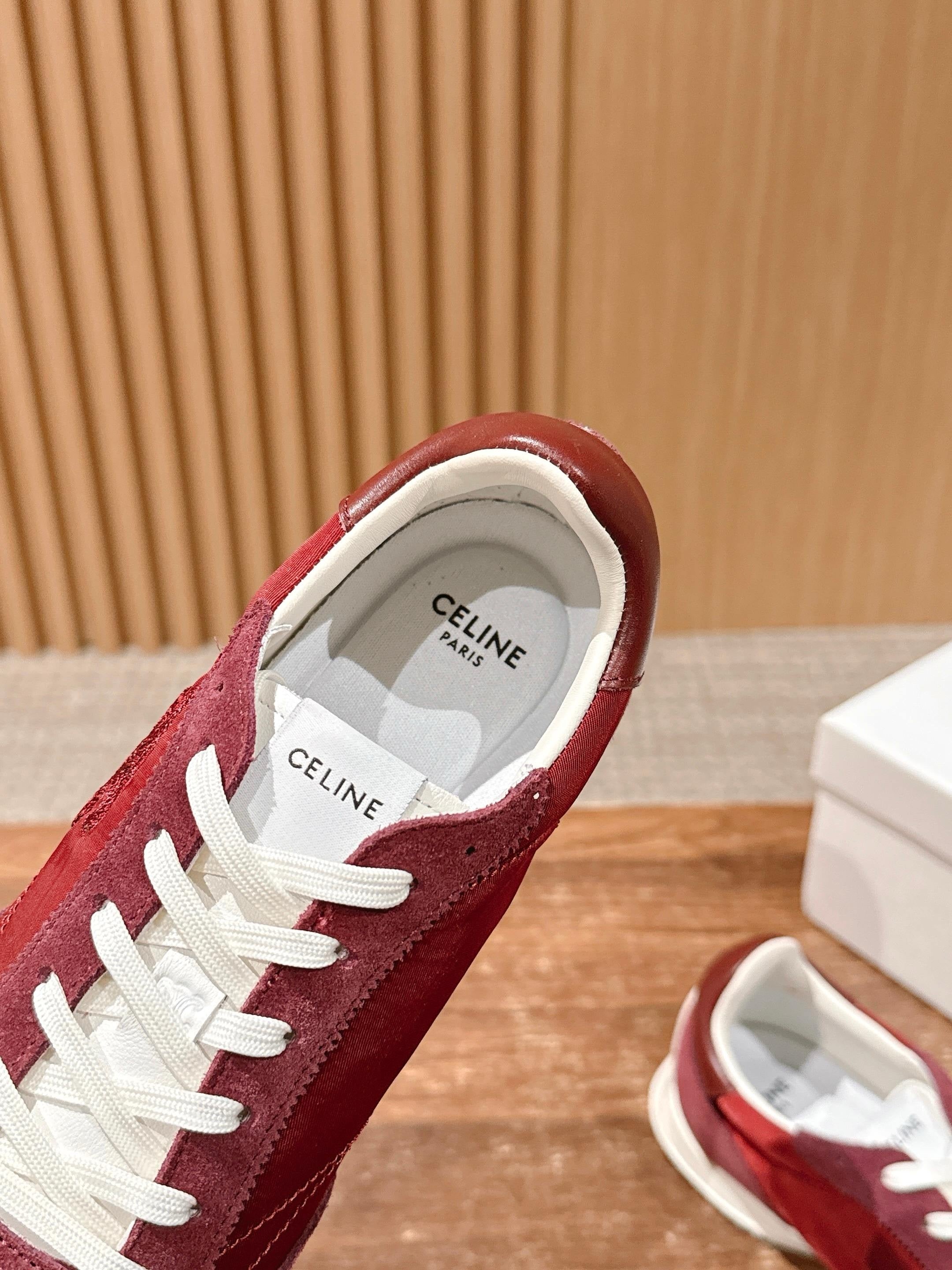 Red and Grey Shoes