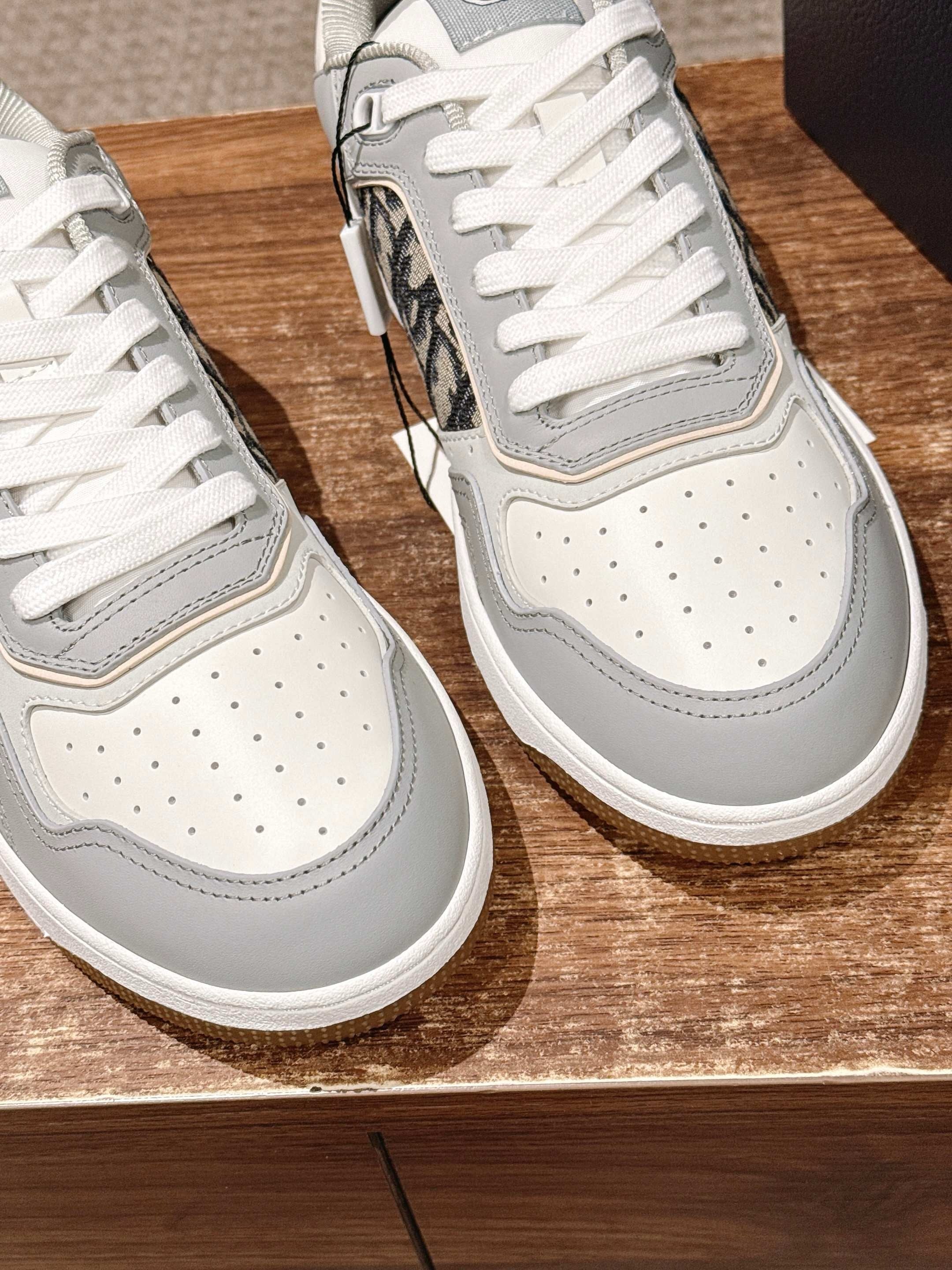 White grey and White black Shoes