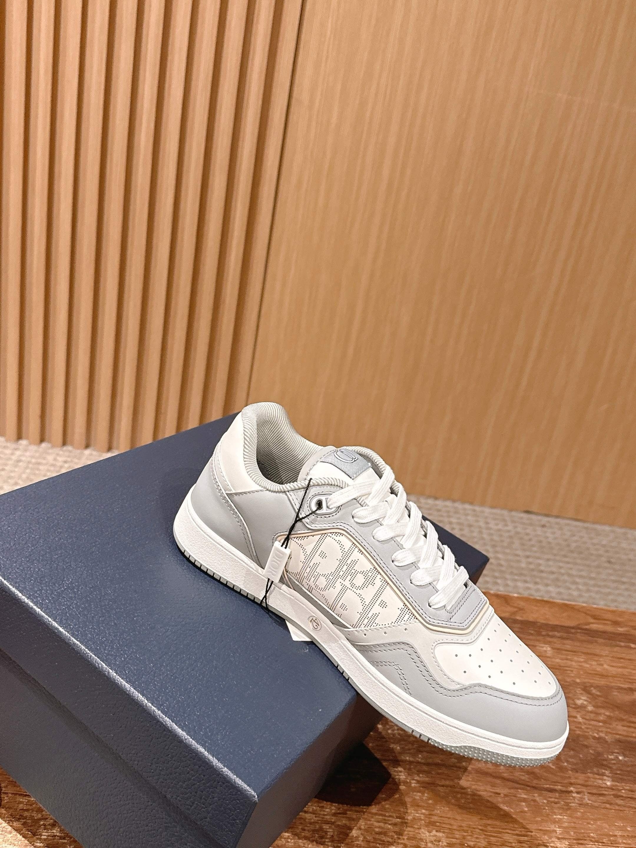 White grey and White Shoes