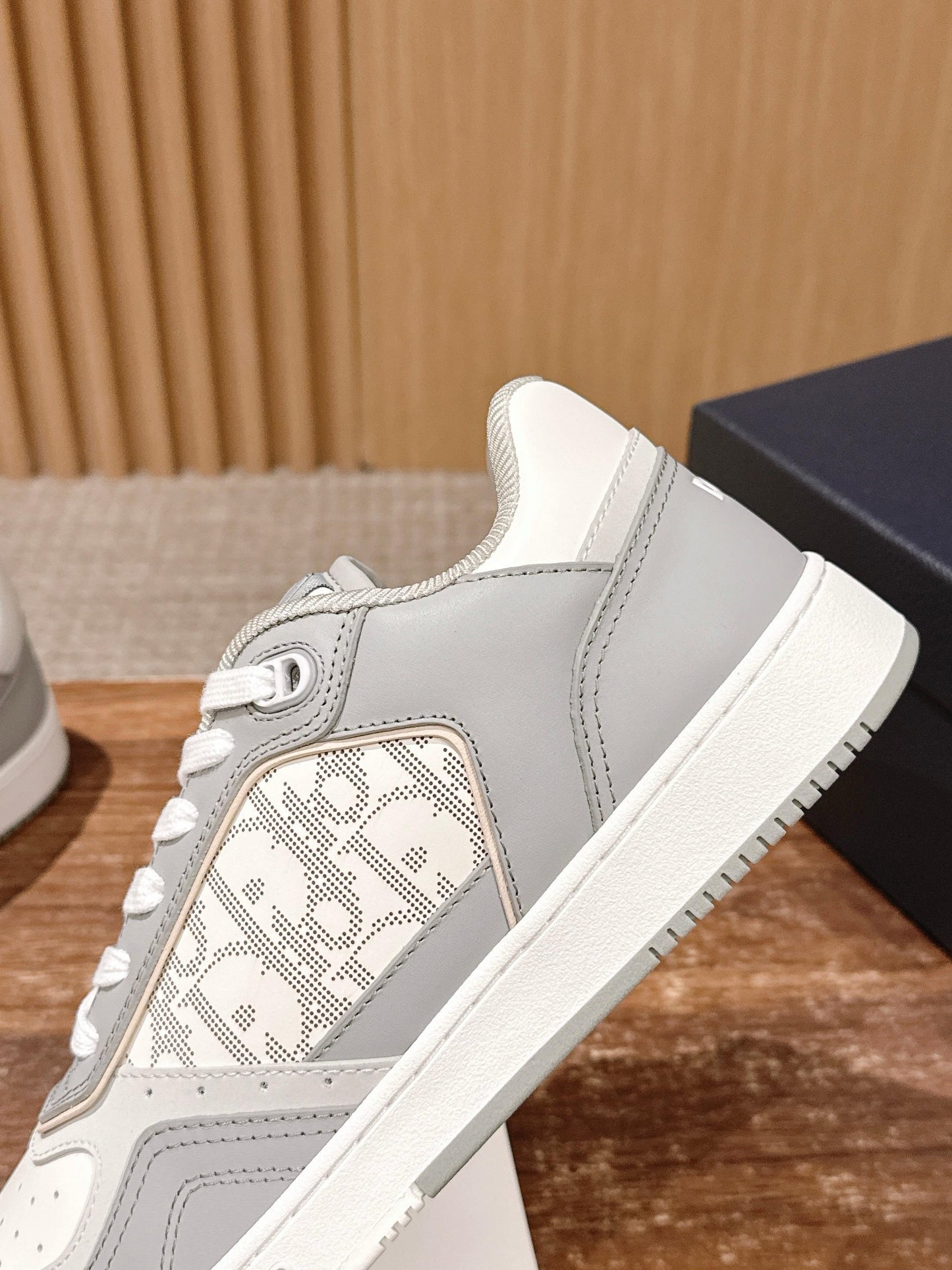 White grey and White Shoes