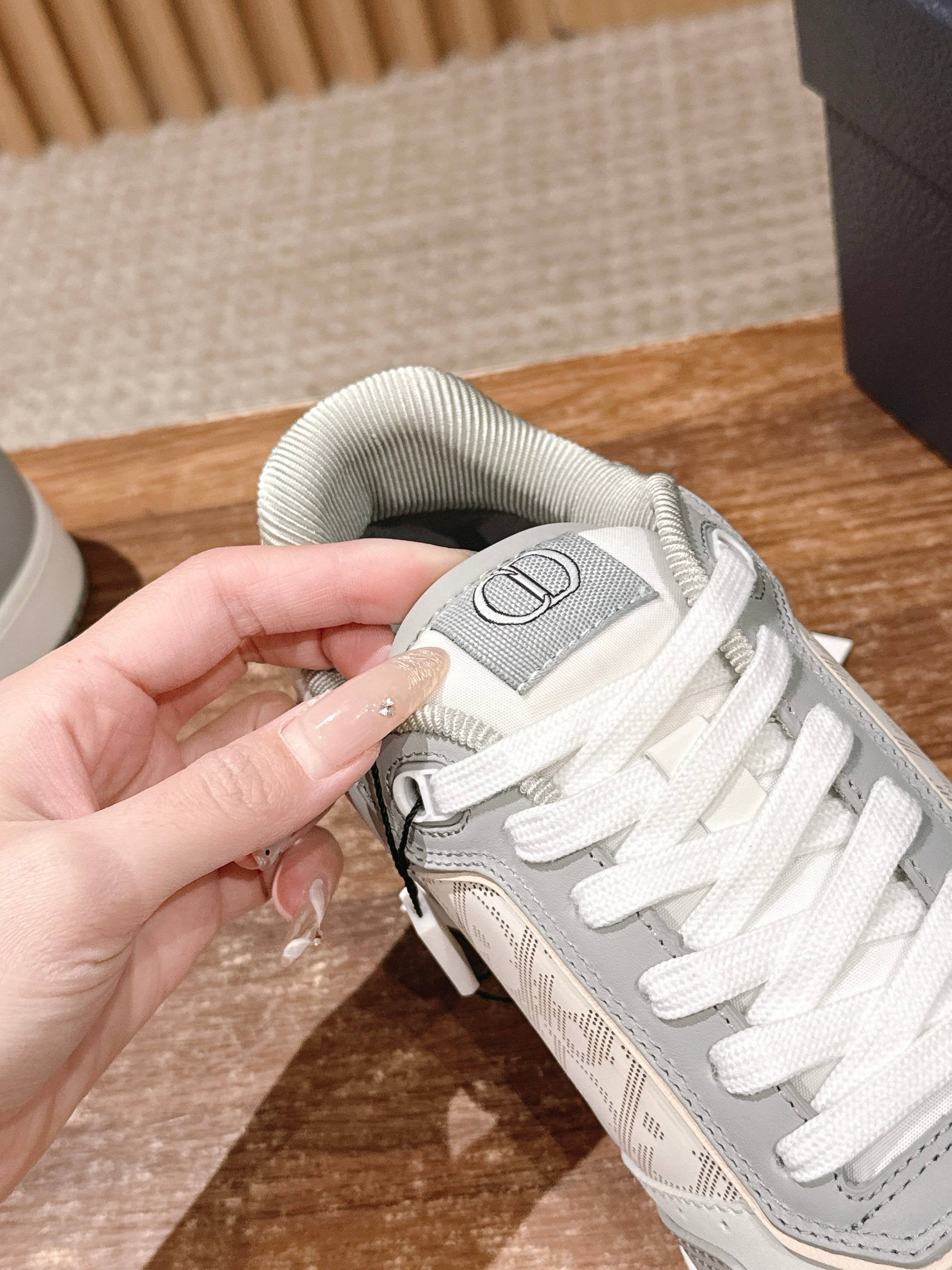 White and Grey Shoes