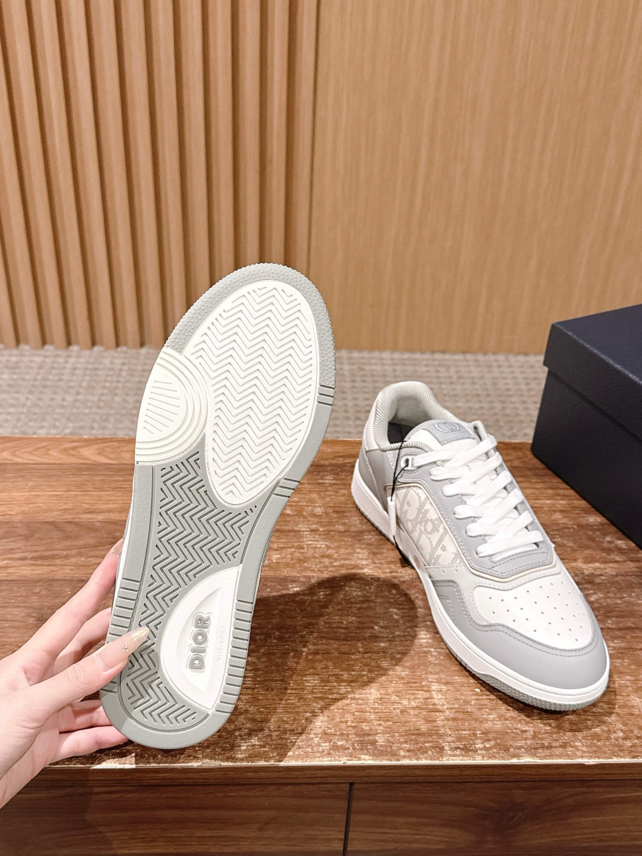 White grey and White Shoes