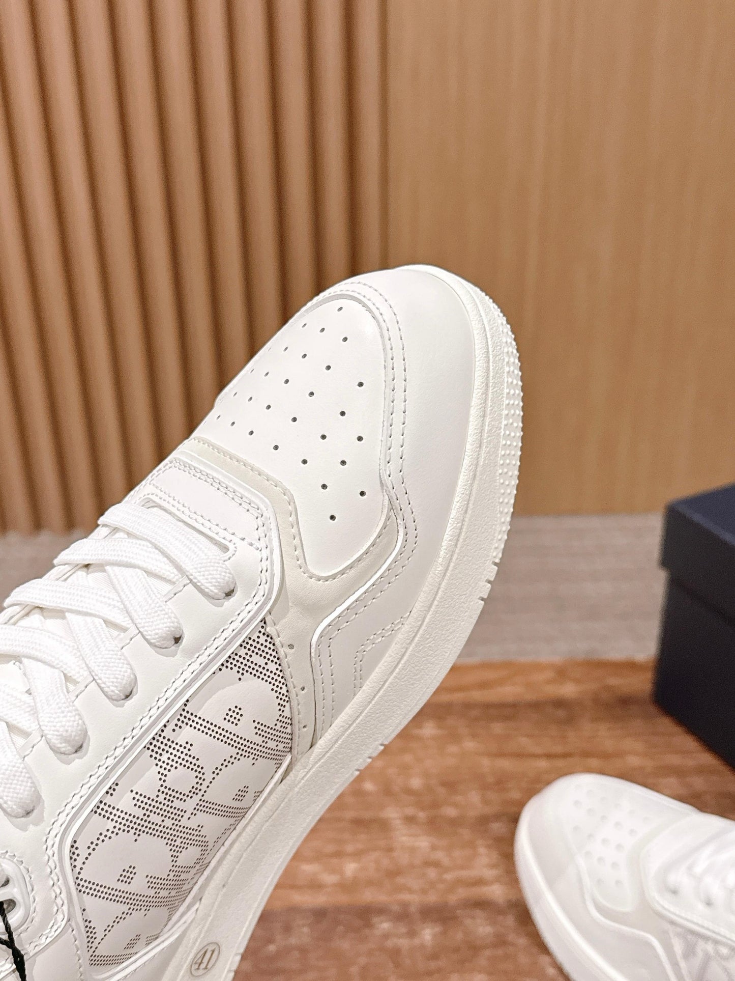 White grey and White Shoes