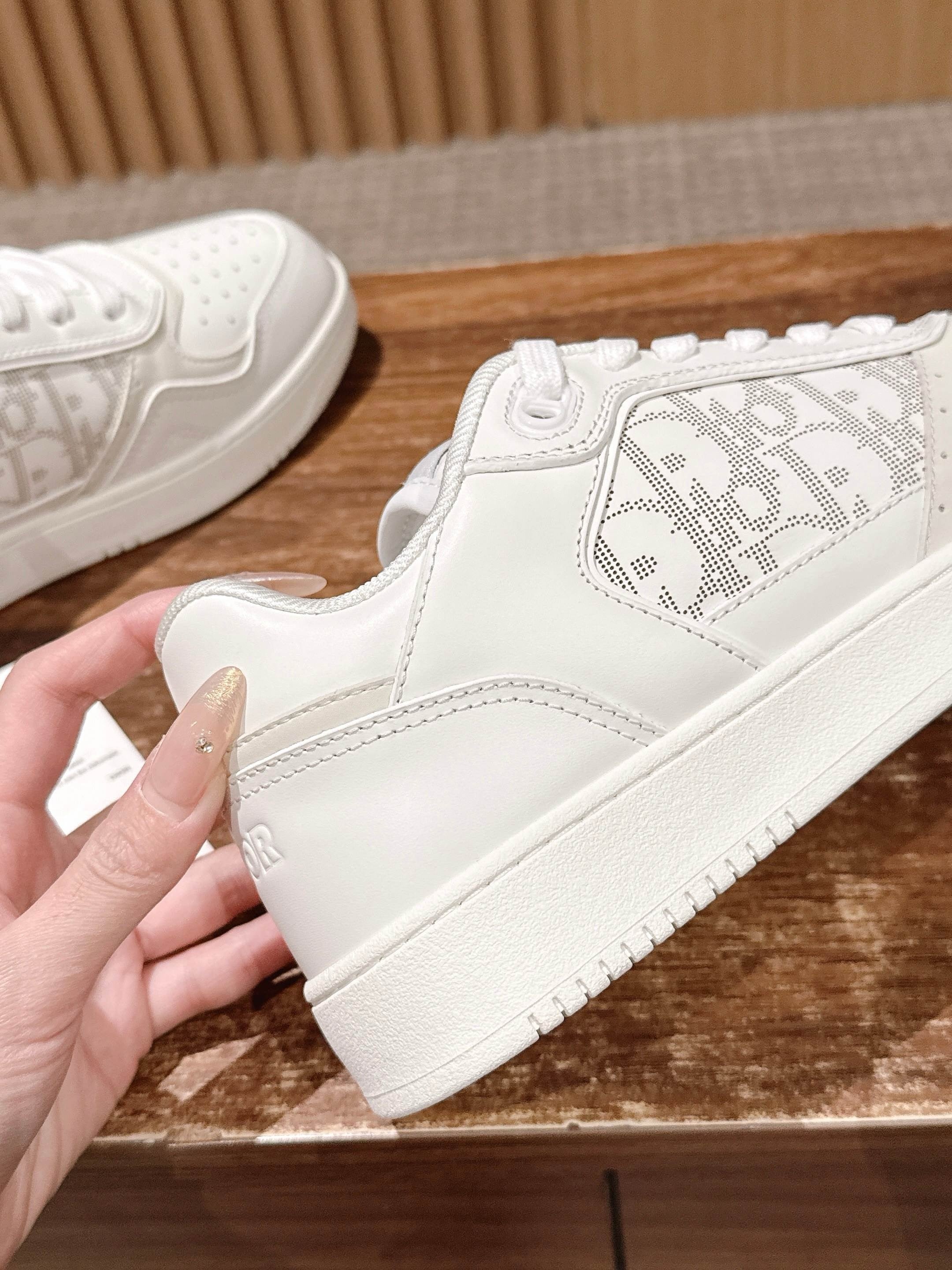 White grey and White Shoes