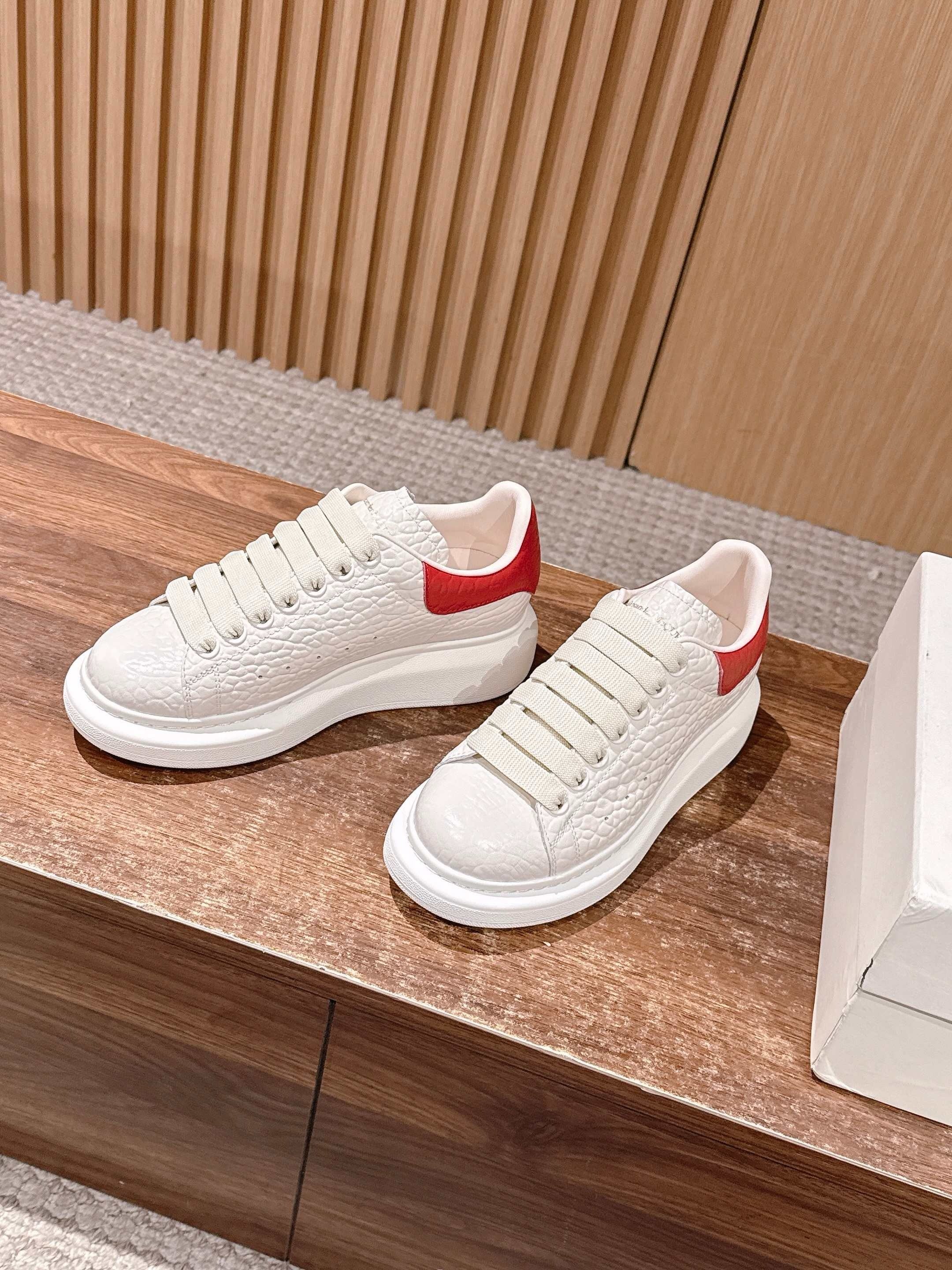 White red and White blue Shoes