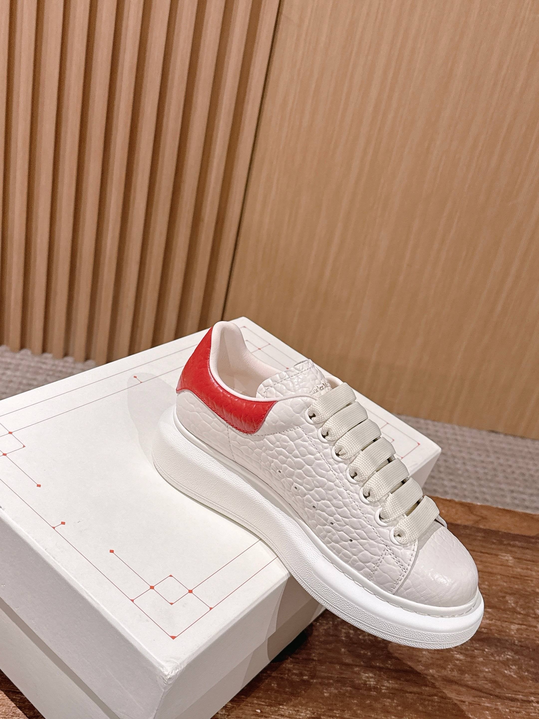 White red and White blue Shoes
