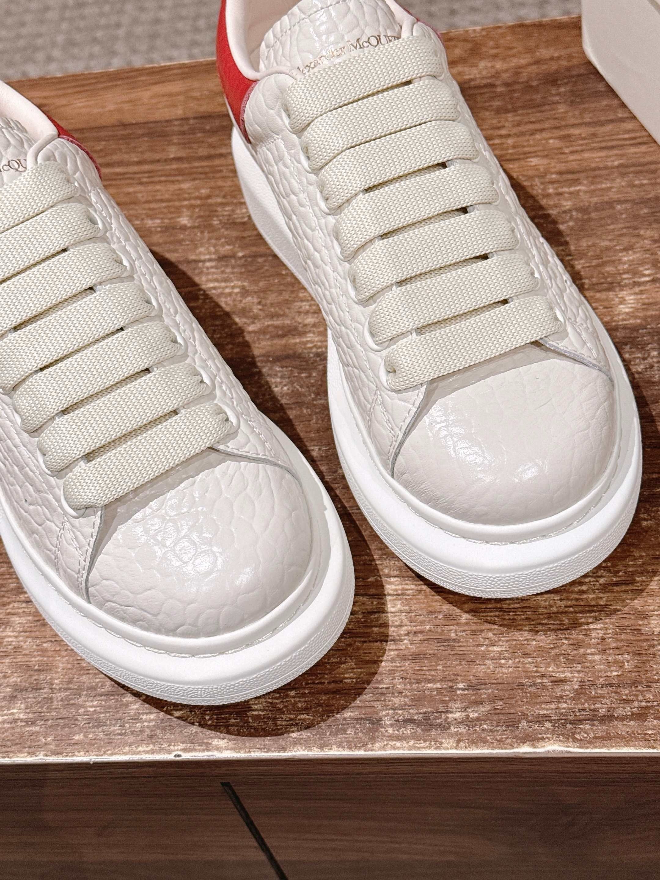 White red and White blue Shoes