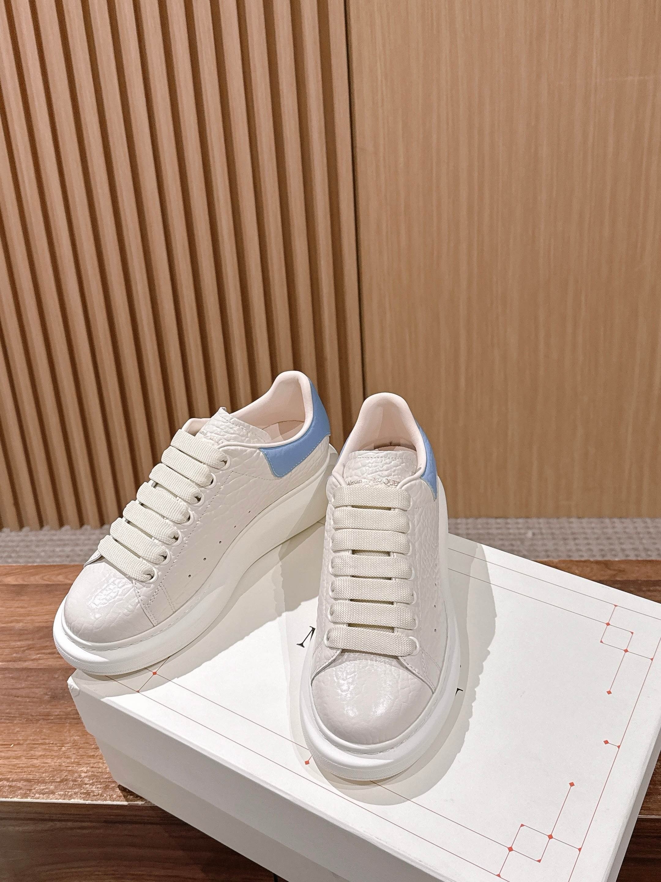 Blue white and Red white Shoes