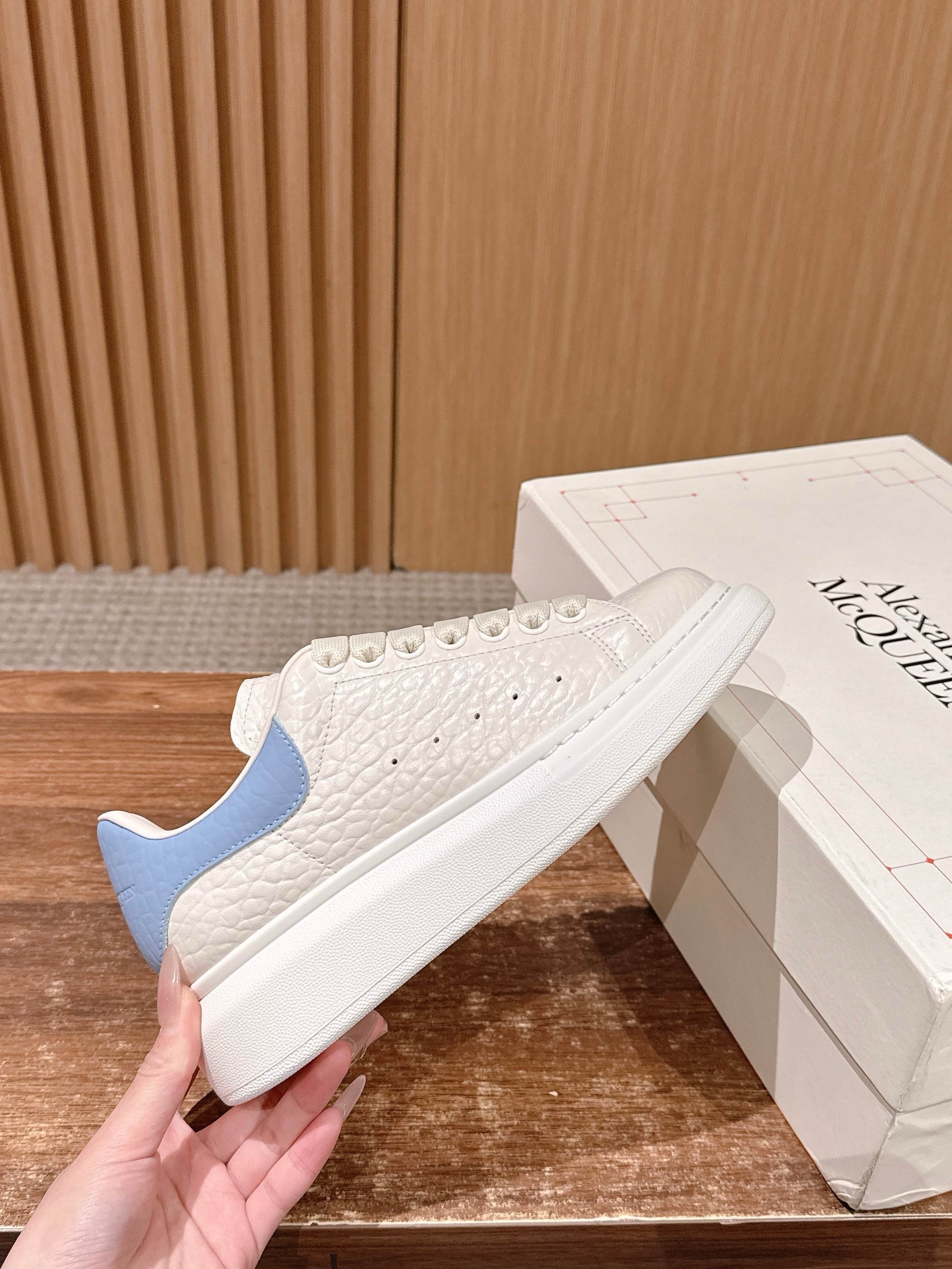White red and White blue Shoes