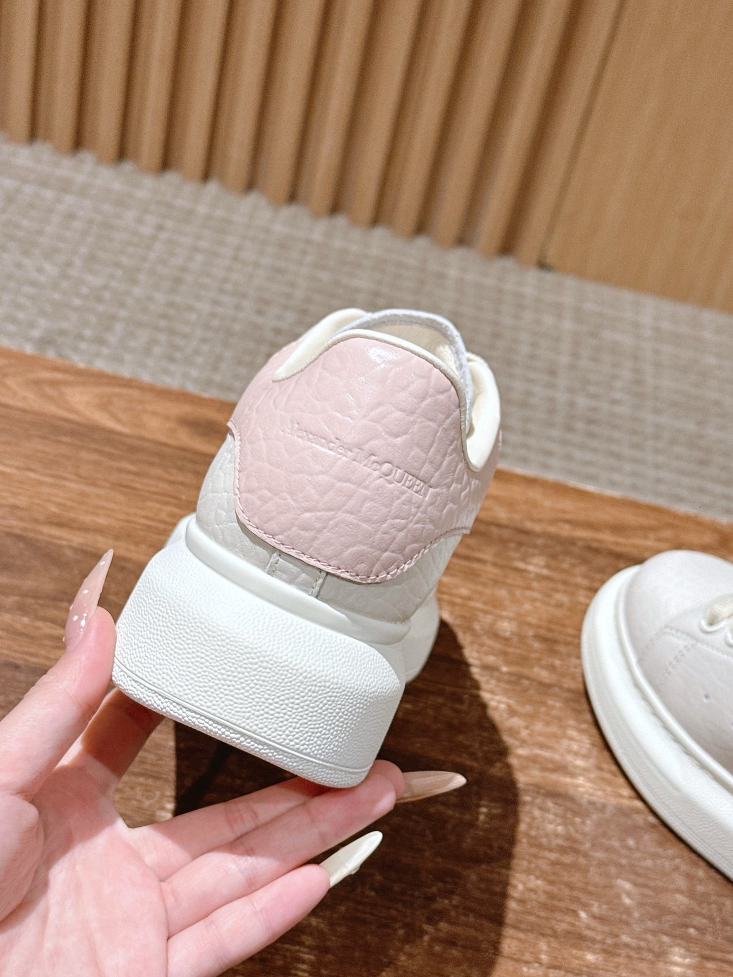 White pink and White purple Shoes