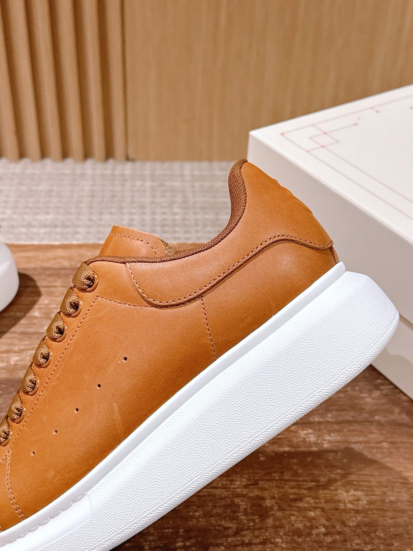Brown white Shoes