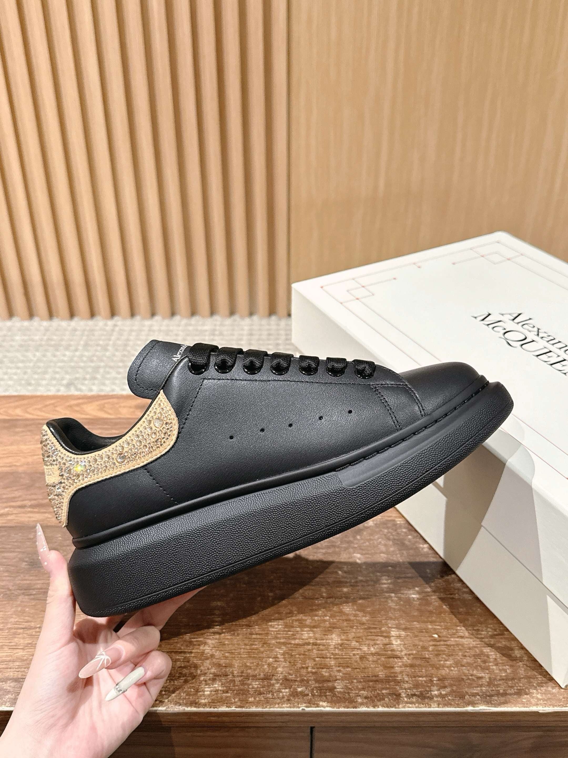 White and Black Shoes