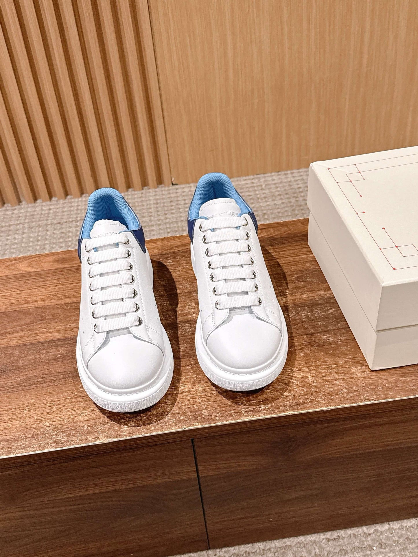 White blue Shoes