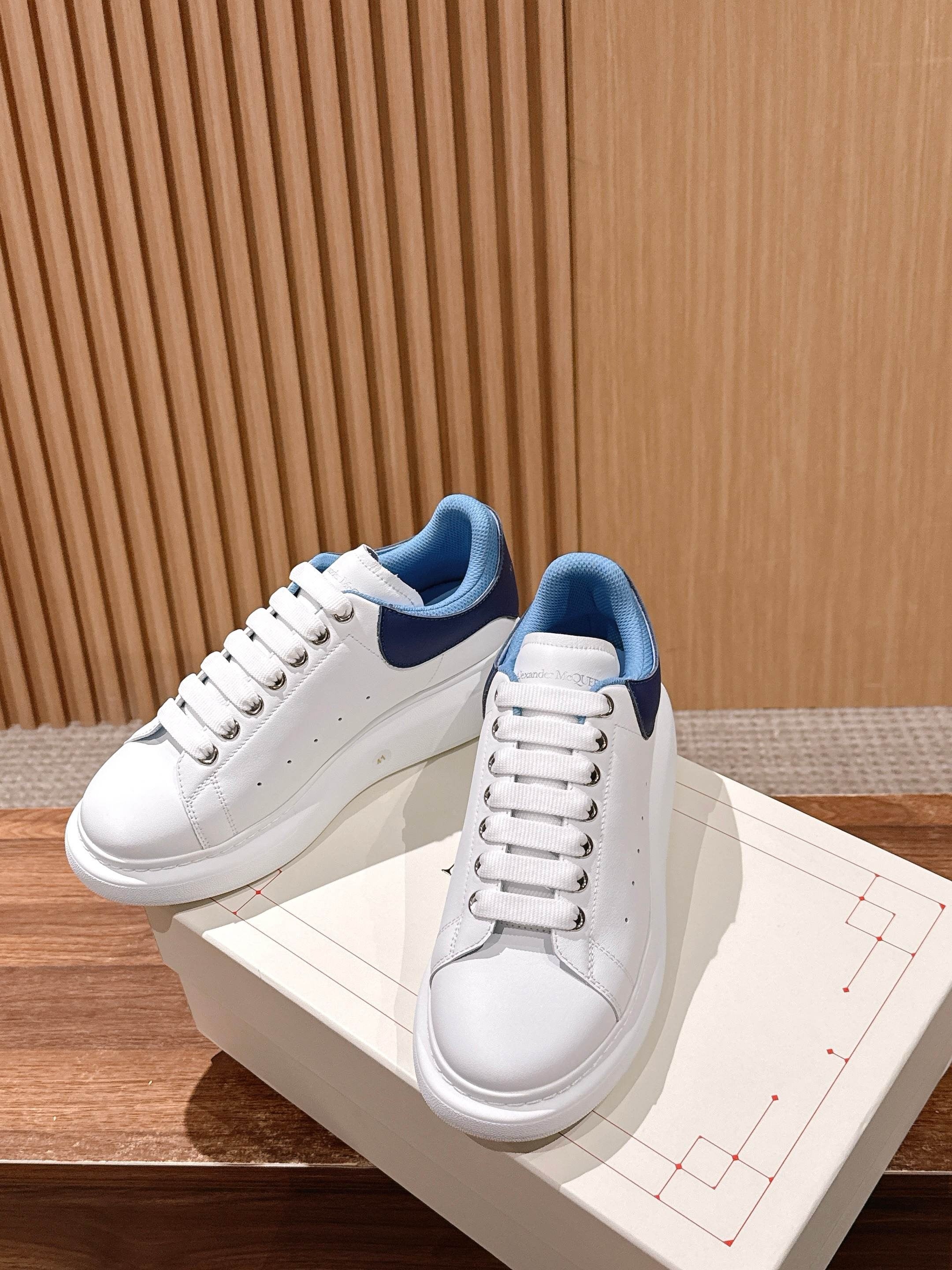 White blue Shoes