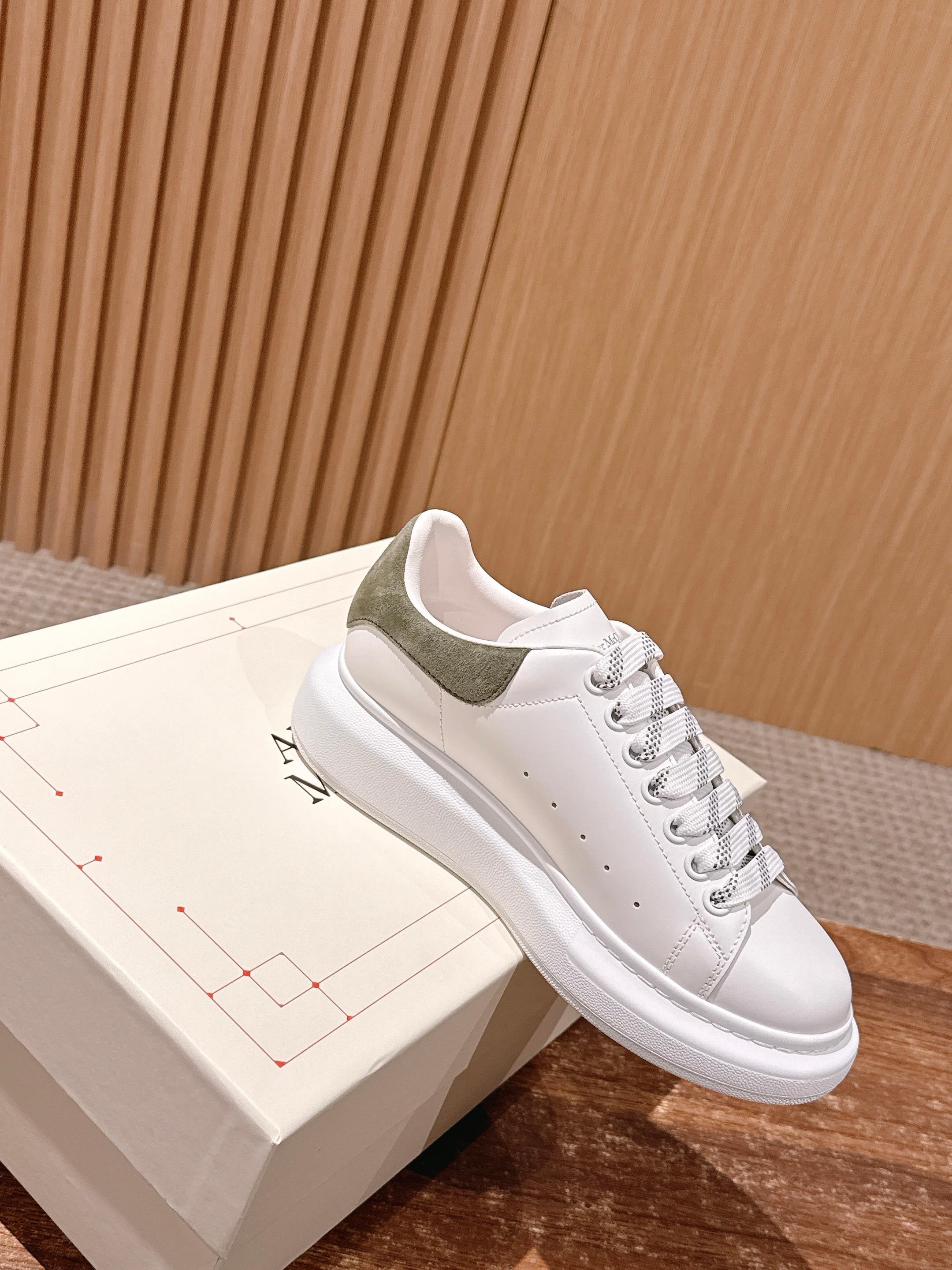 White olive green Shoes