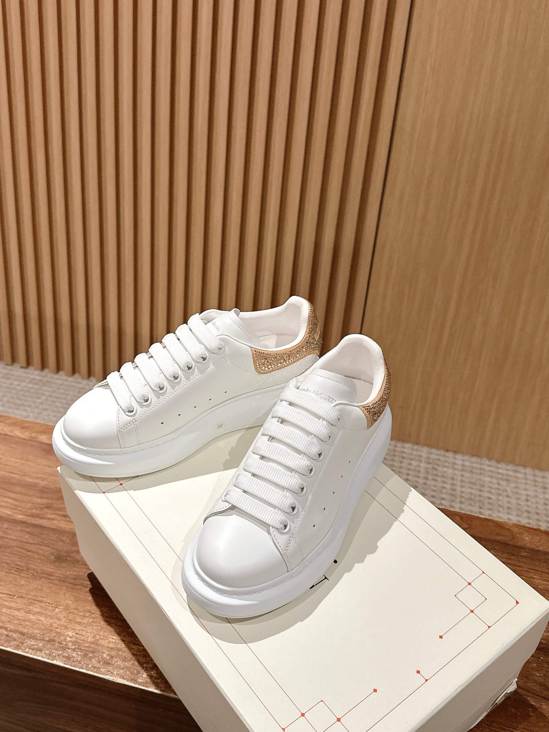 Cream white brown Shoes