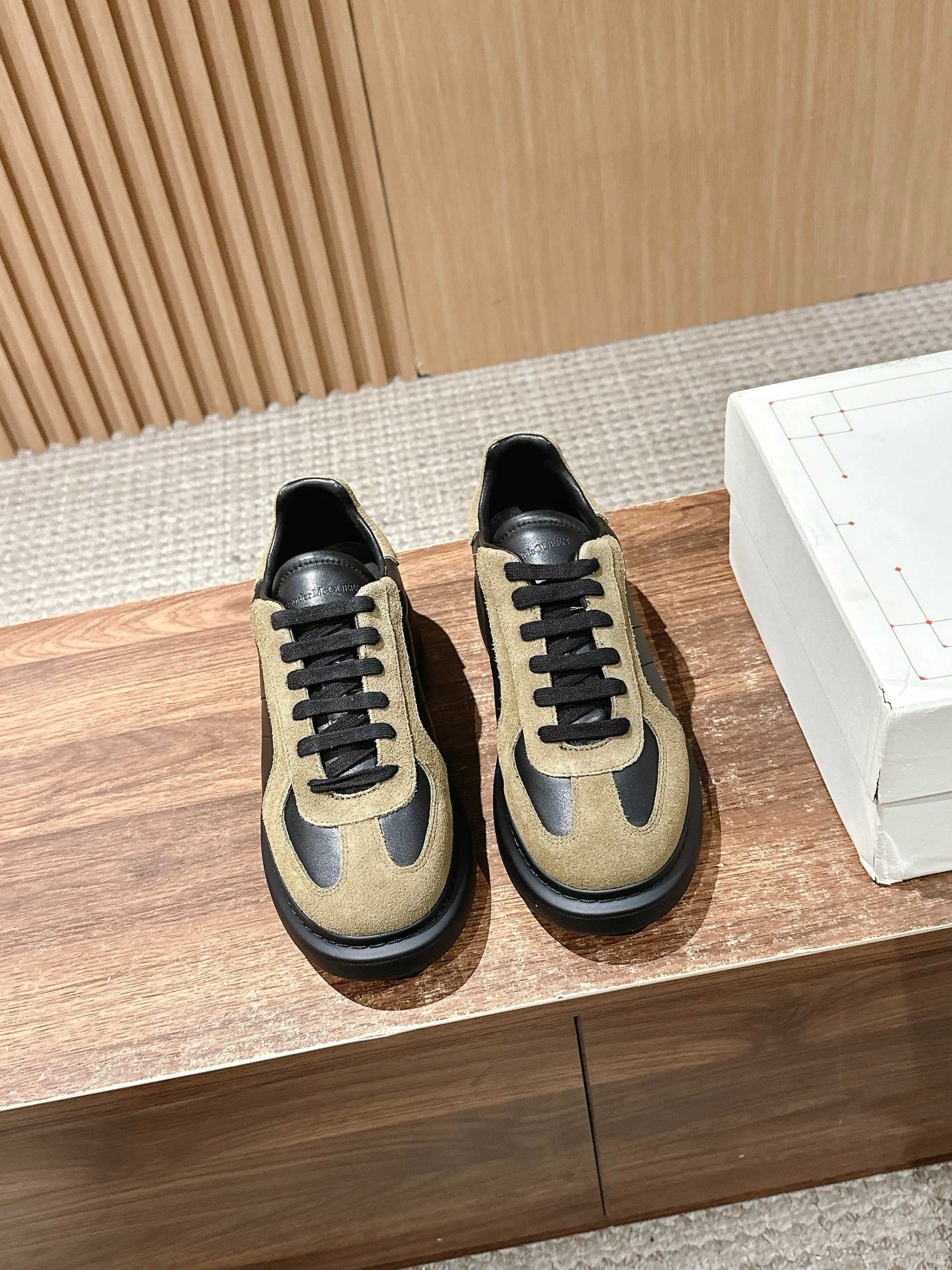 Blue white and Brown black Shoes