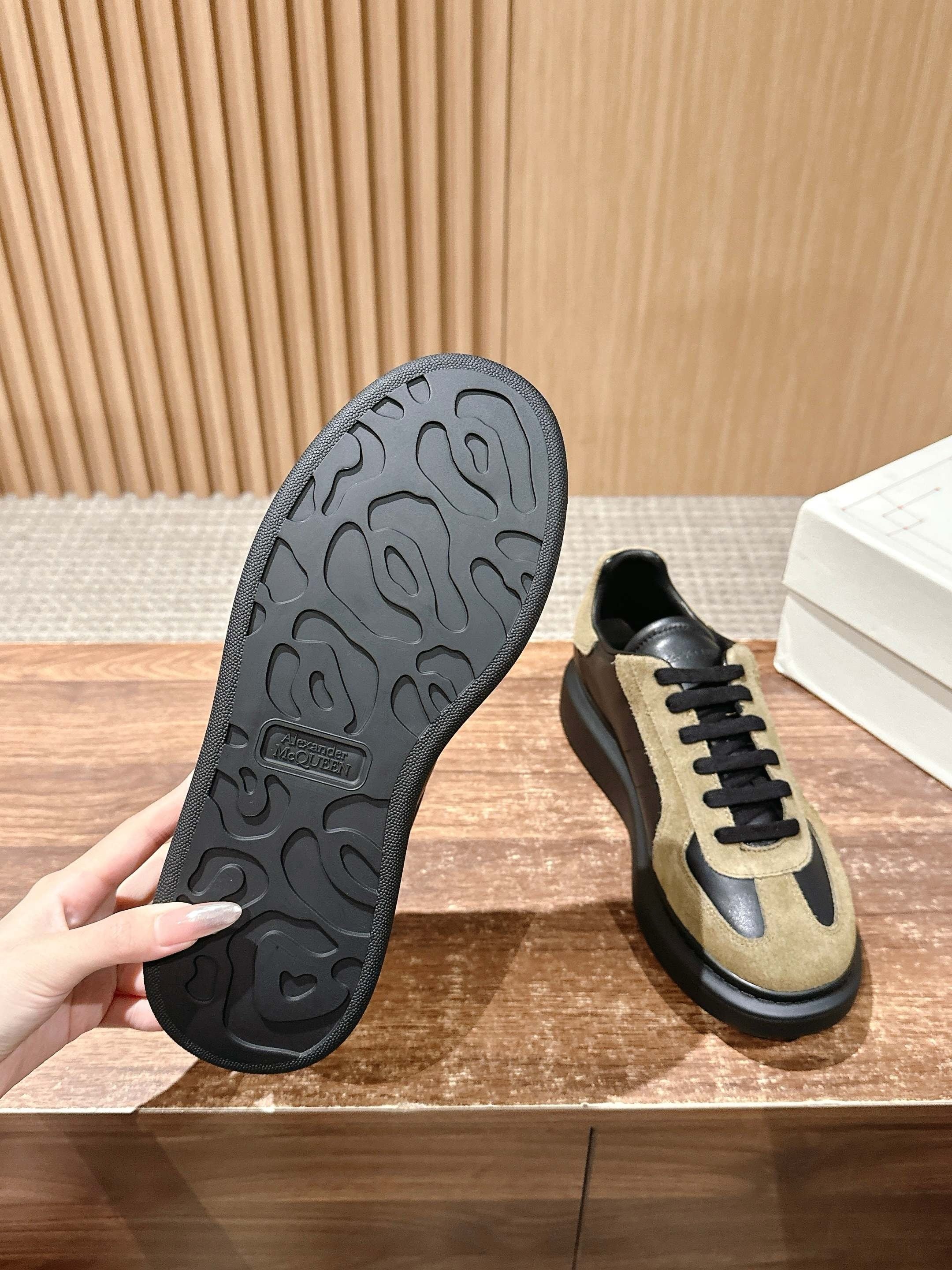 Blue white and Brown black Shoes