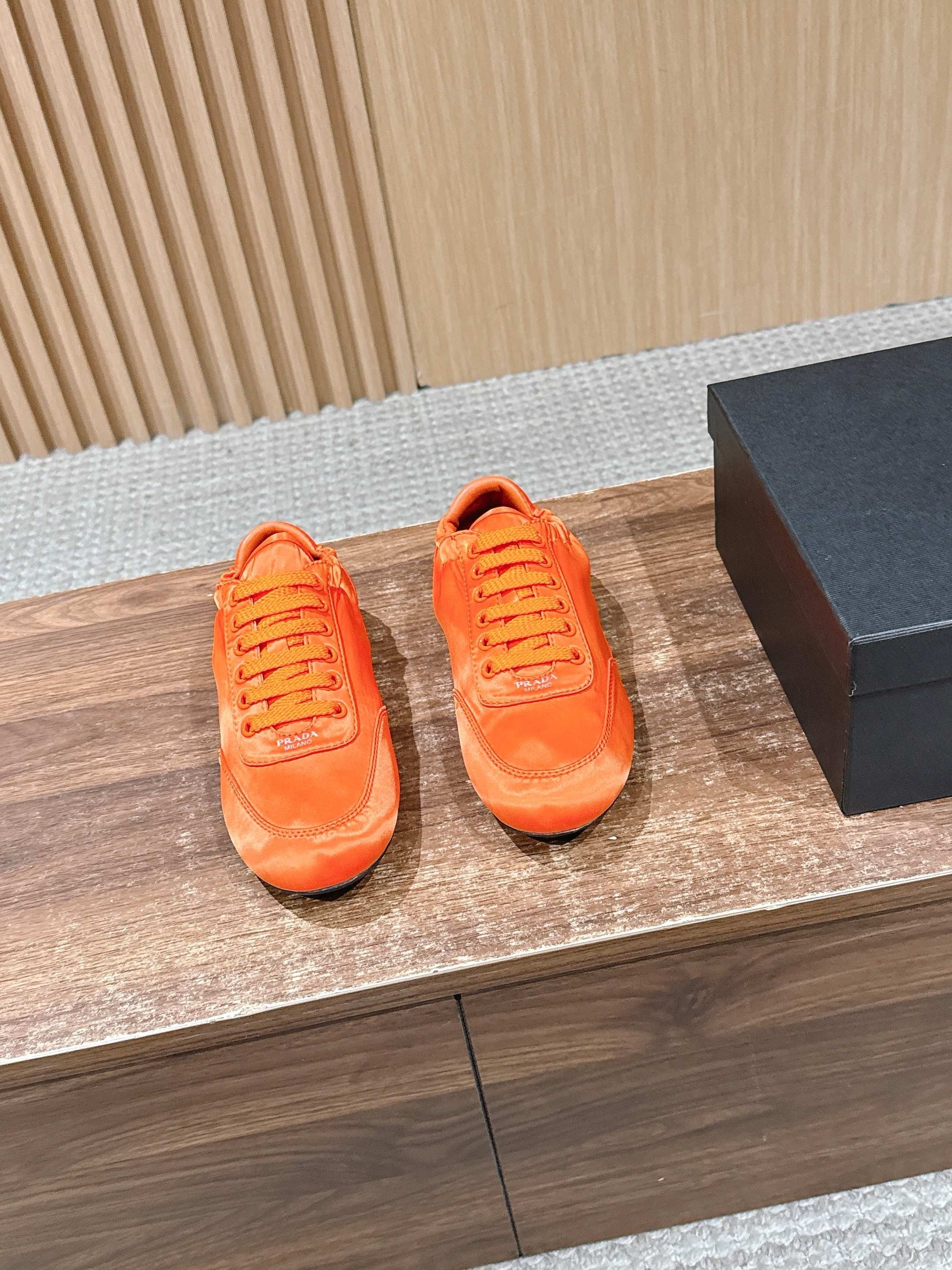Black, Orange and Pink Shoes