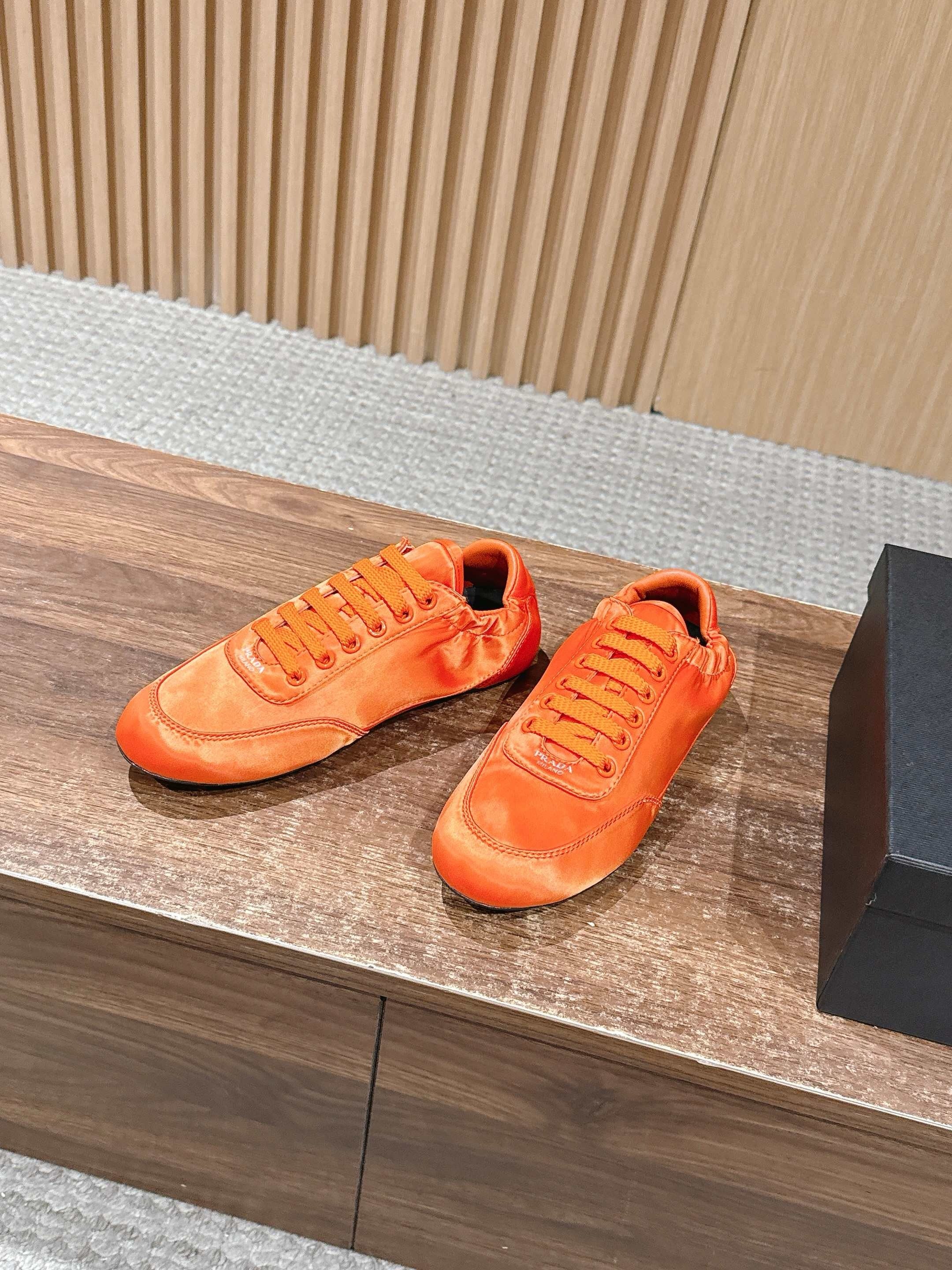 Black, Orange and Pink Shoes