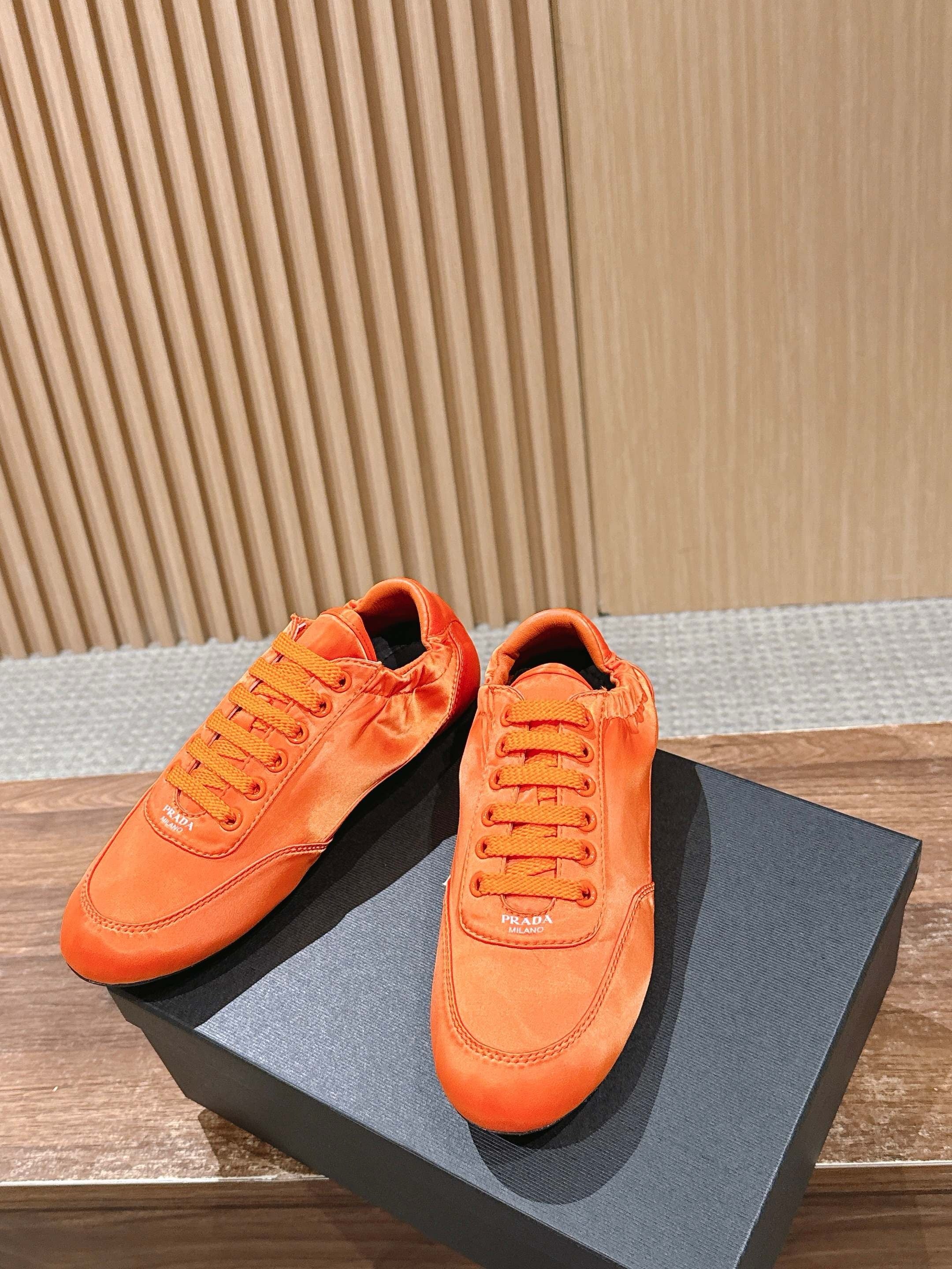 Black, Orange and Pink Shoes