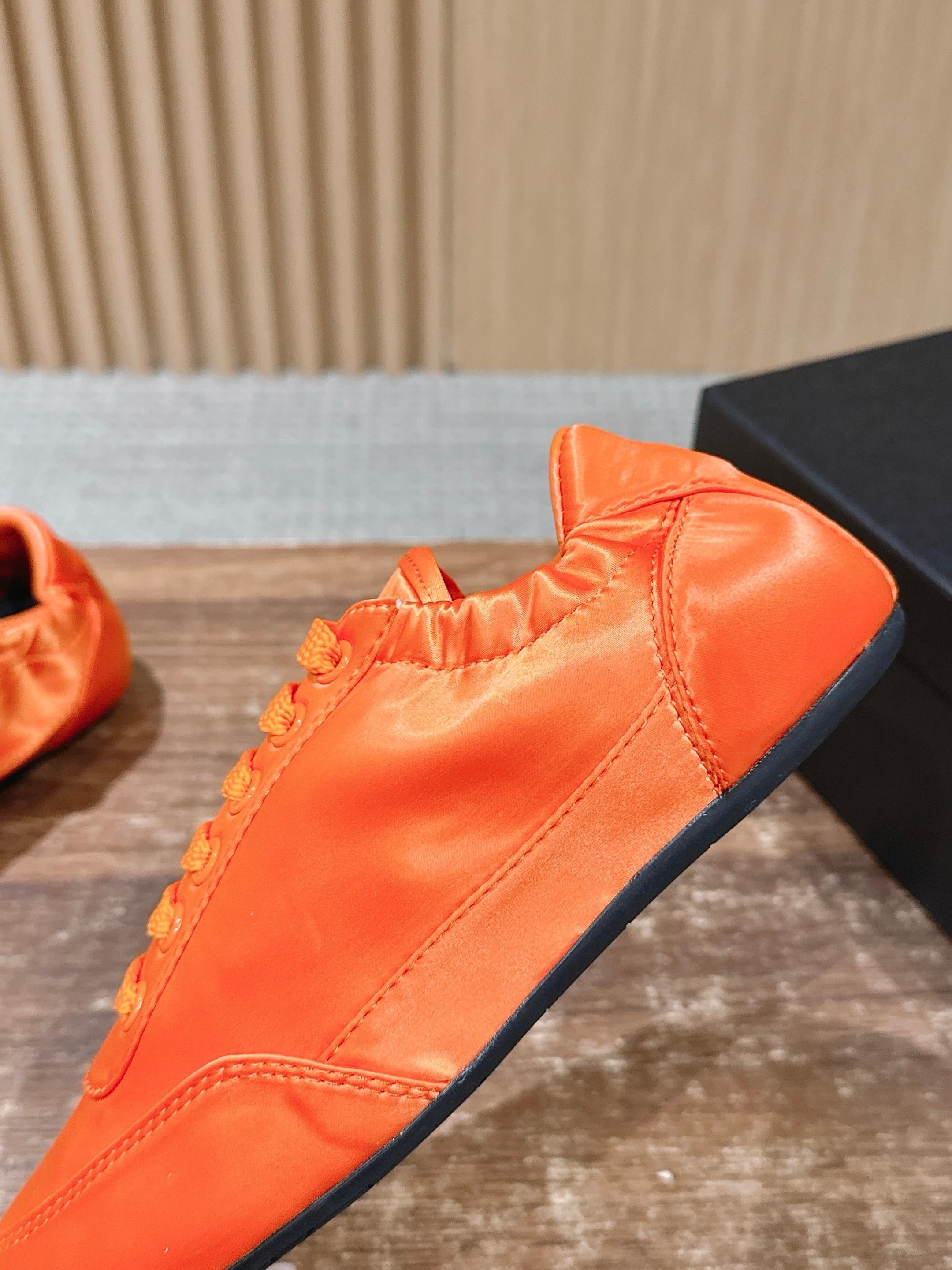Black, Orange and Pink Shoes